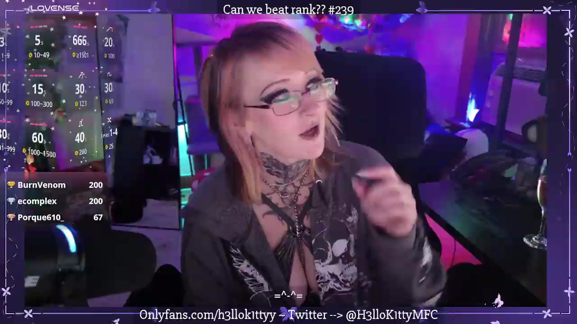 Gallery image thumbnail from H3llok1tty's myfreecams stream on, 08/01/2026, 09:54 image 2 of 20