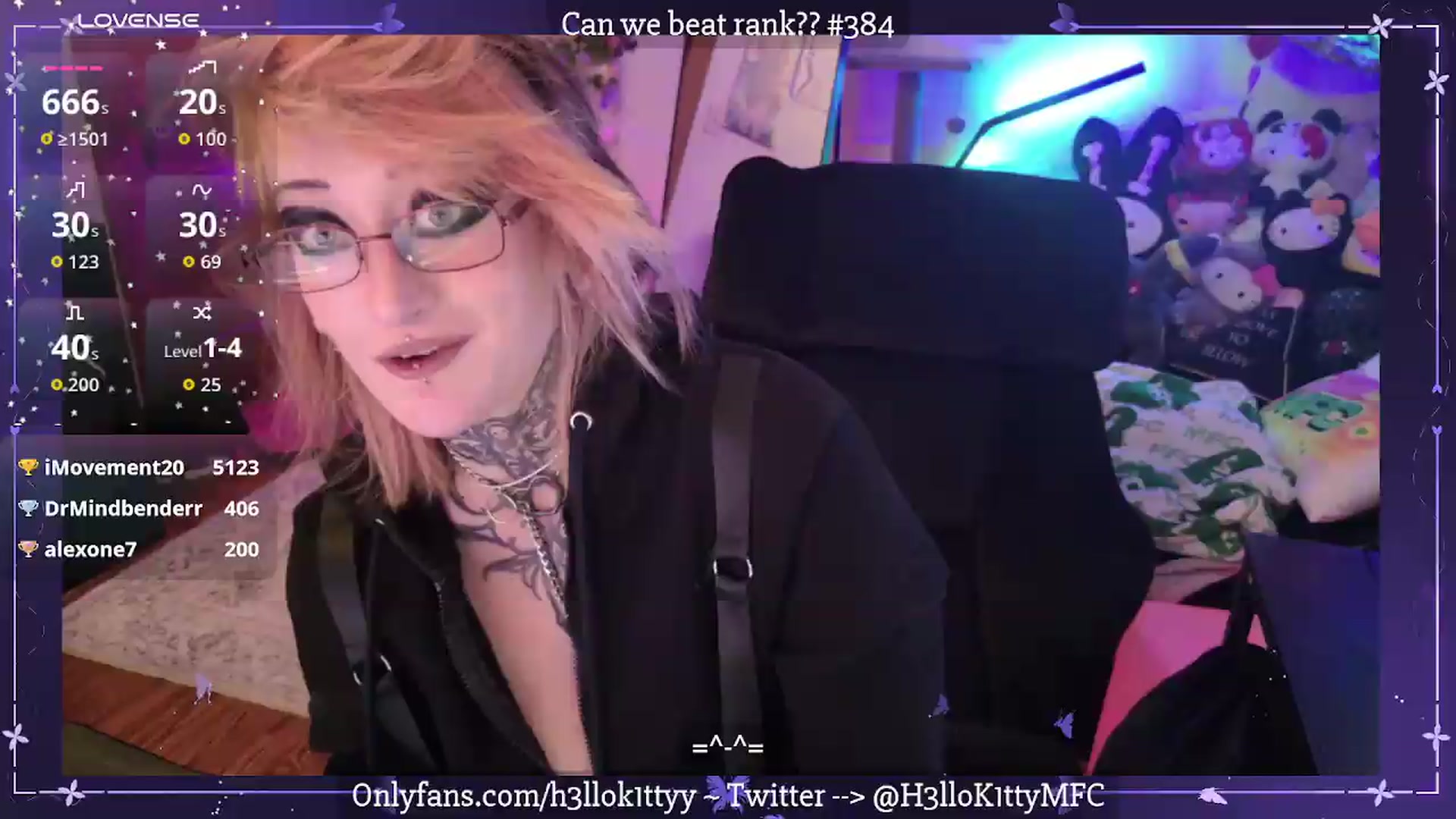Gallery image thumbnail from H3llok1tty's myfreecams stream on, 08/03/2026, 07:25 image 18 of 20