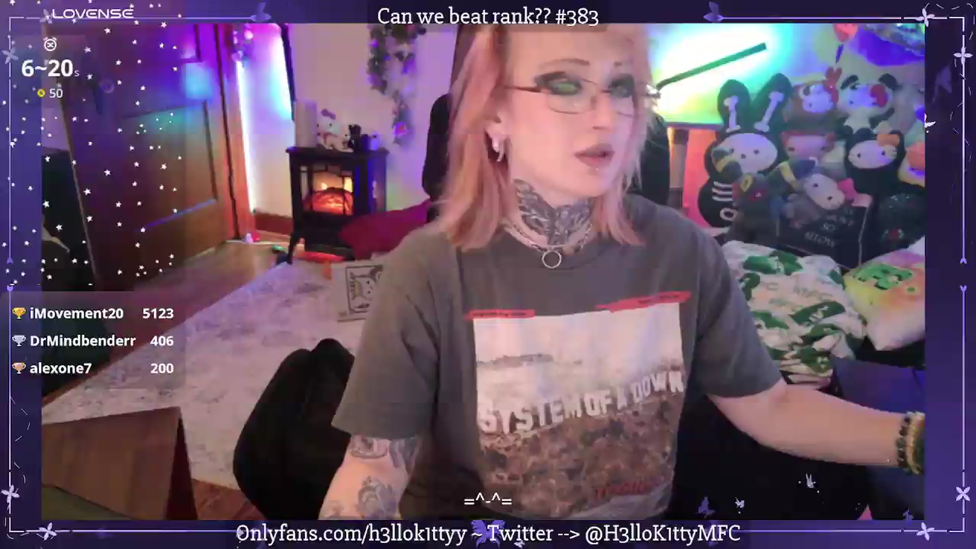 Gallery image thumbnail from H3llok1tty's myfreecams stream on, 08/03/2026, 07:25 image 15 of 20