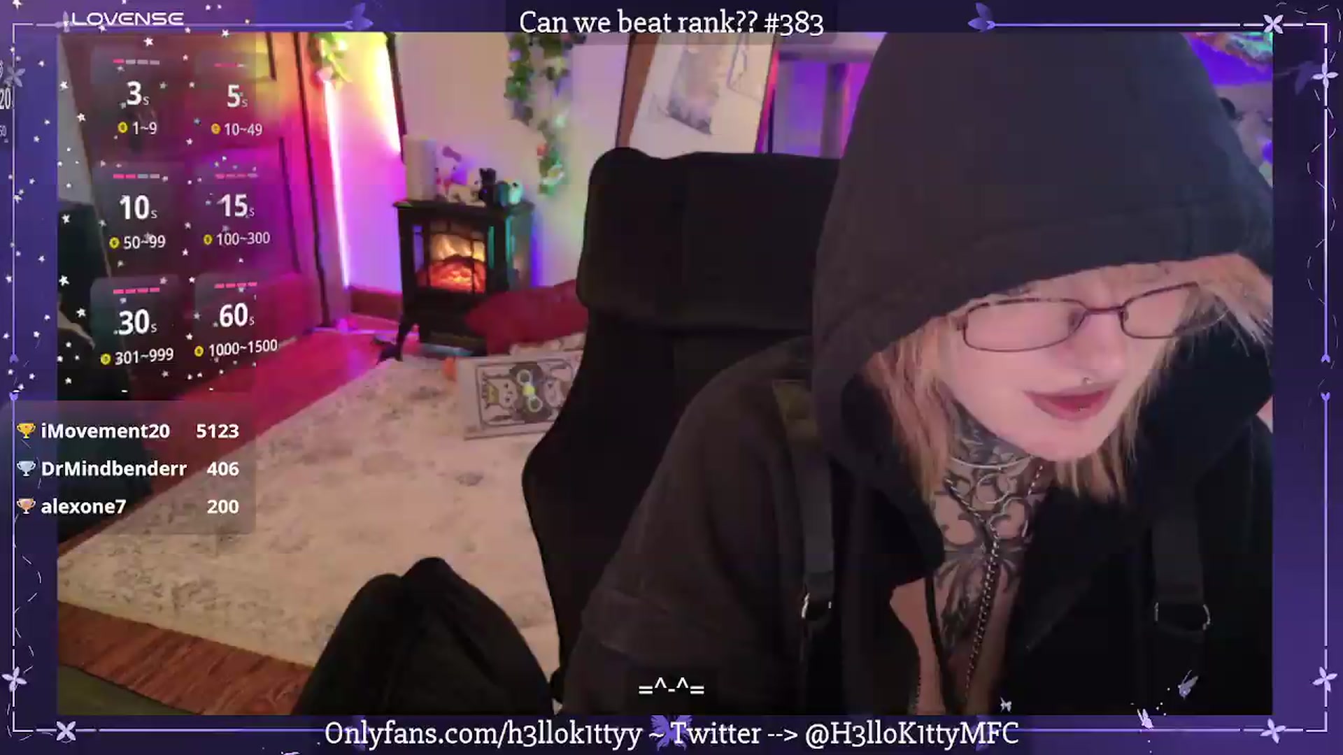 Gallery image thumbnail from H3llok1tty's myfreecams stream on, 08/03/2026, 07:25 image 16 of 20