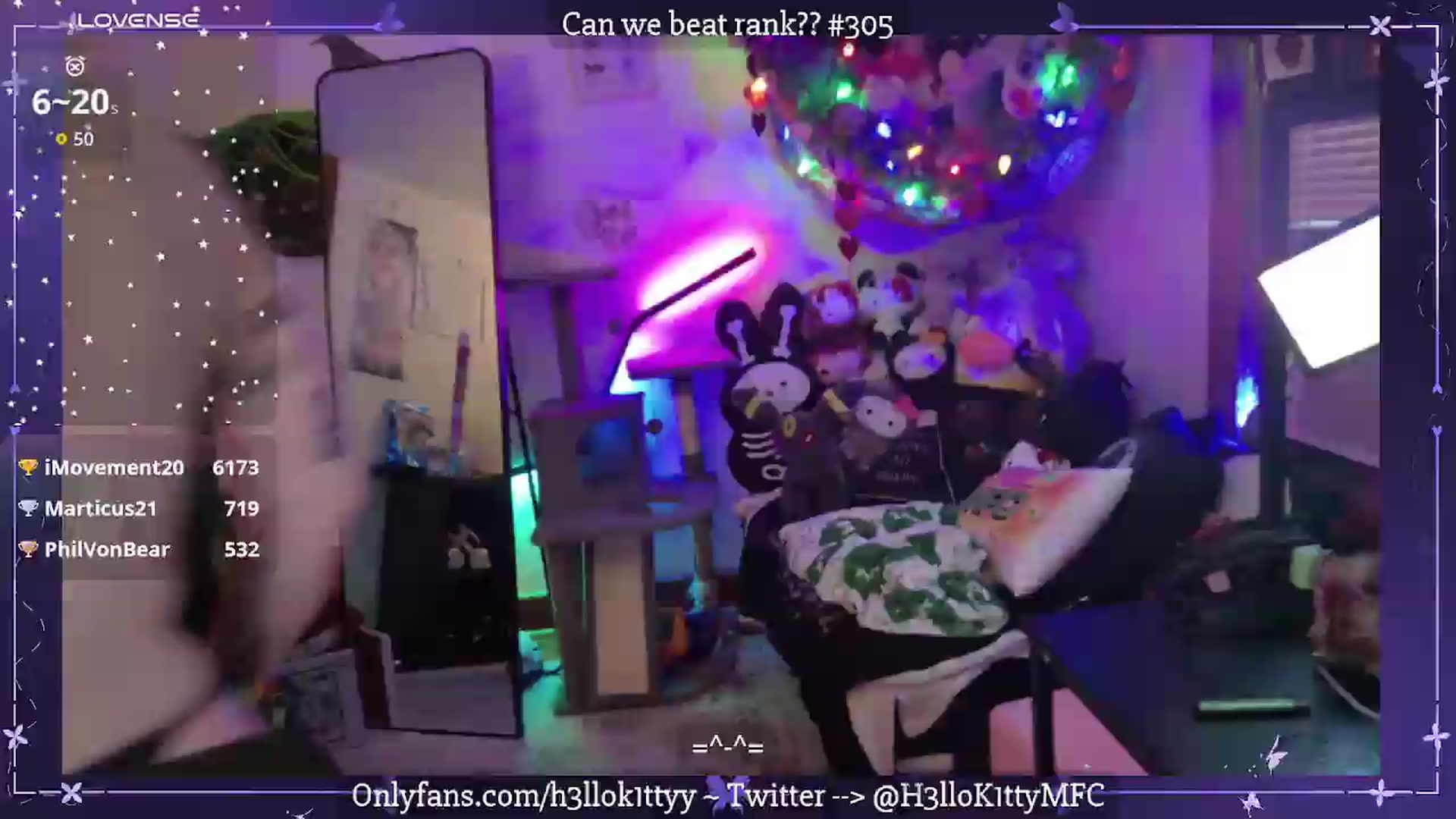 Gallery image thumbnail from H3llok1tty's myfreecams stream on, 08/03/2026, 11:52 image 13 of 20