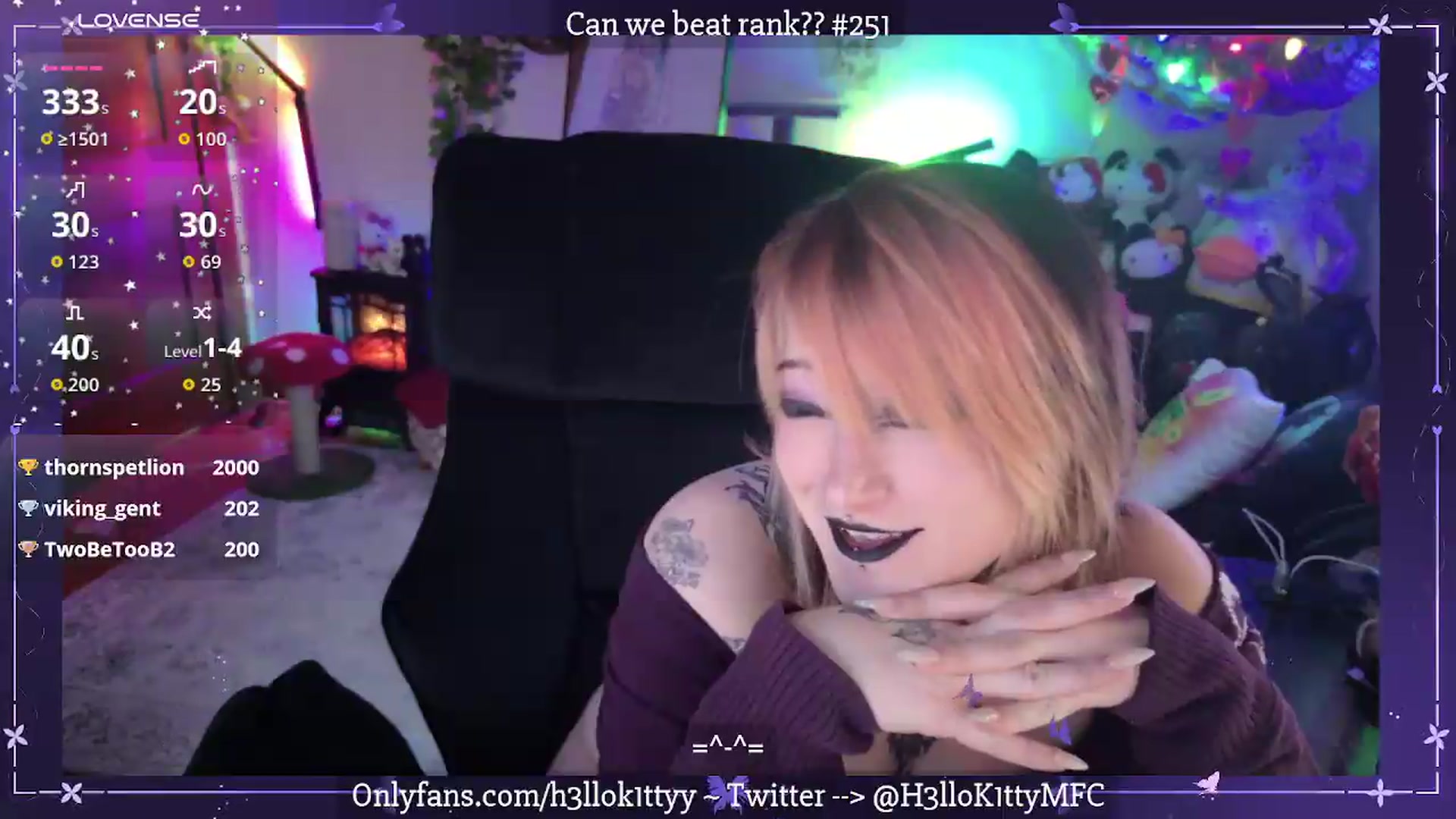 Gallery image thumbnail from H3llok1tty's myfreecams stream on, 08/14/2026, 11:12 image 16 of 20
