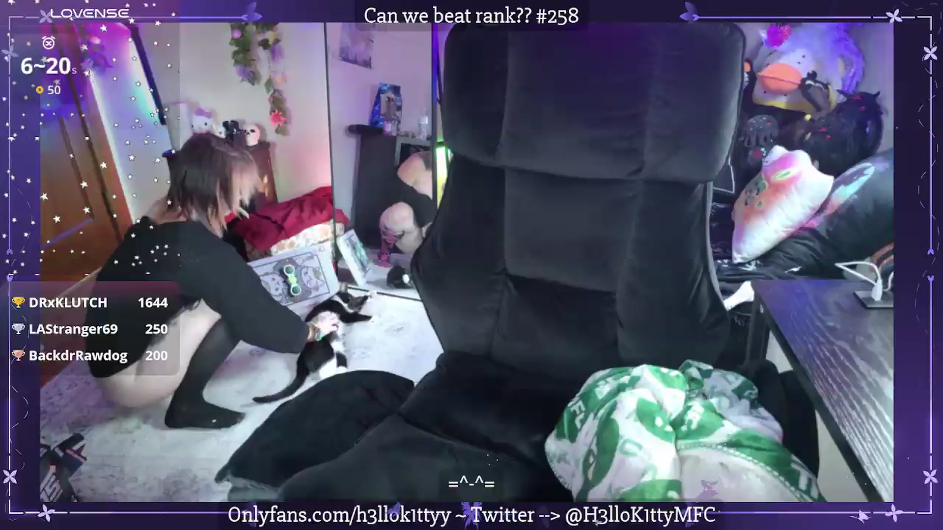 Gallery image thumbnail from H3llok1tty's myfreecams stream on, 08/15/2026, 13:46 image 14 of 20