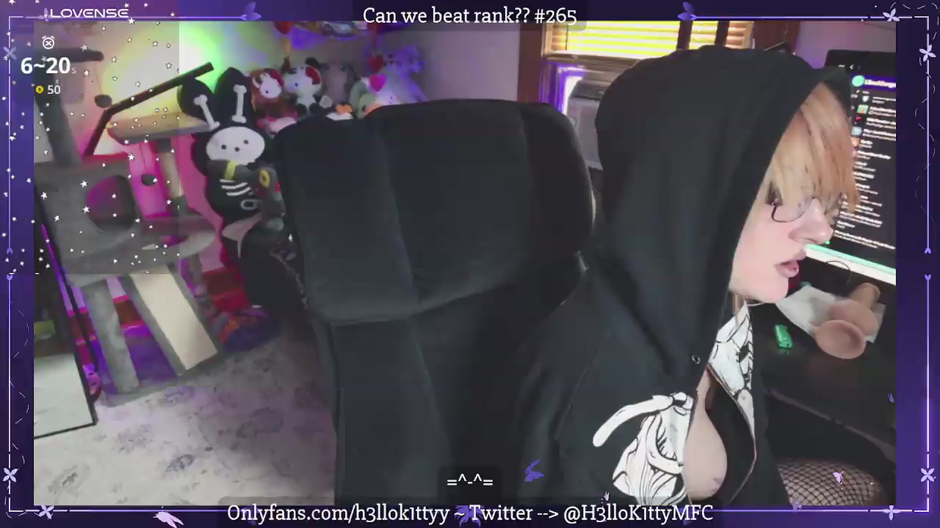 Gallery image thumbnail from H3llok1tty's myfreecams stream on, 08/16/2026, 13:15 image 20 of 20