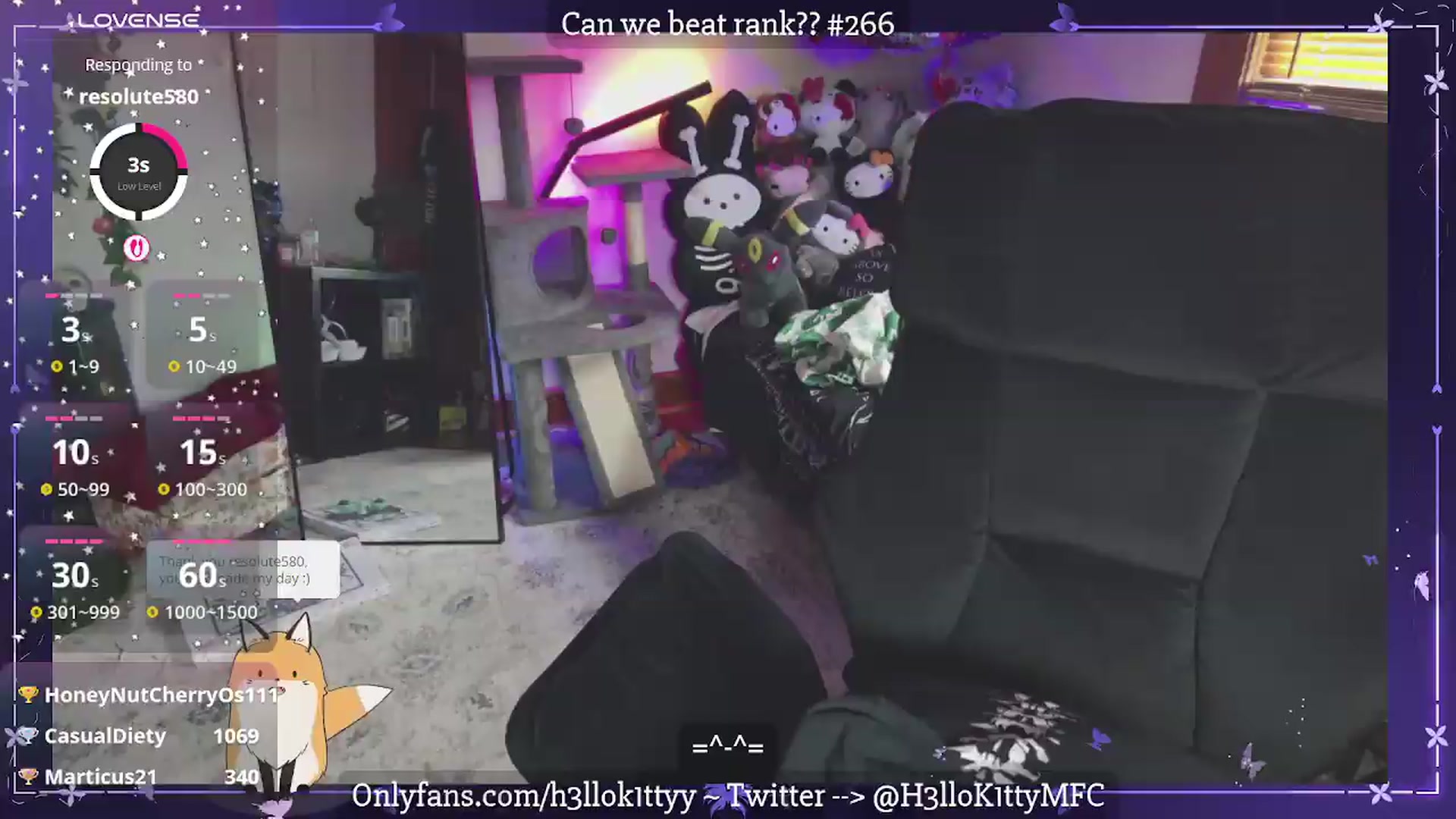 Gallery image thumbnail from H3llok1tty's myfreecams stream on, 08/16/2026, 13:15 image 3 of 20