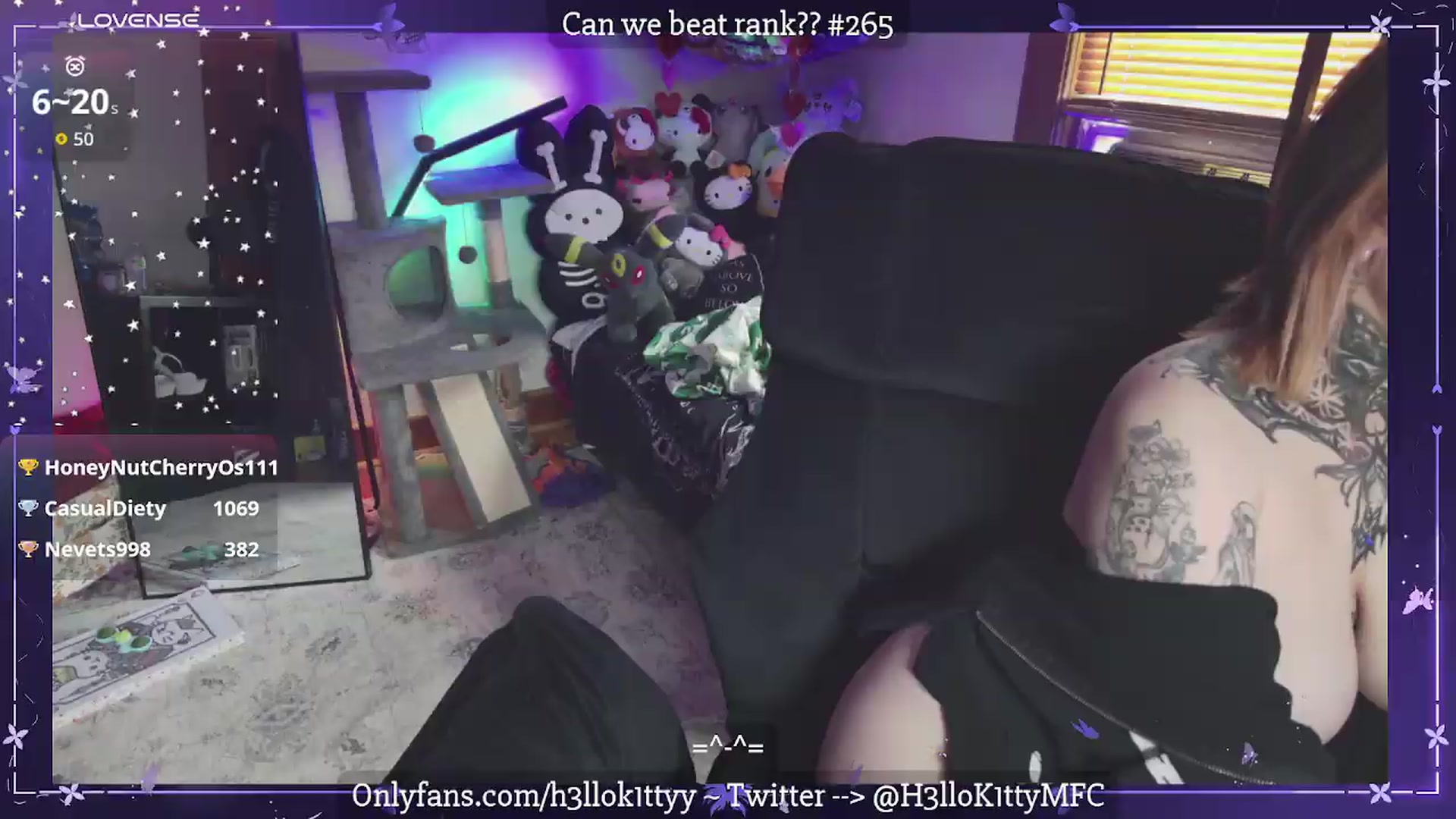 Gallery image thumbnail from H3llok1tty's myfreecams stream on, 08/16/2026, 13:15 image 13 of 20