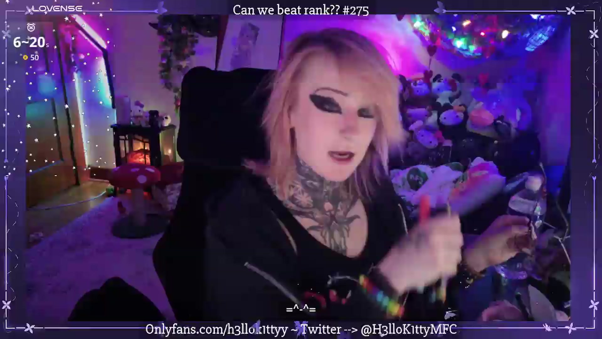 Gallery image thumbnail from H3llok1tty's myfreecams stream on, 08/18/2026, 07:52 image 3 of 20
