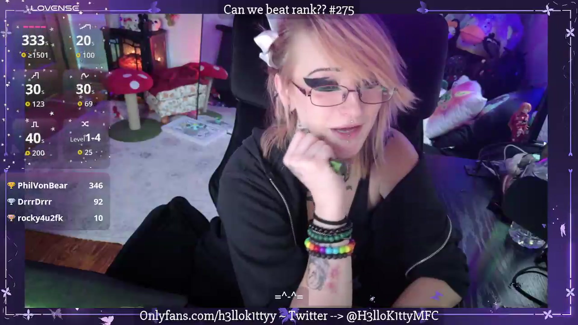 Gallery image thumbnail from H3llok1tty's myfreecams stream on, 08/18/2026, 11:14 image 20 of 20