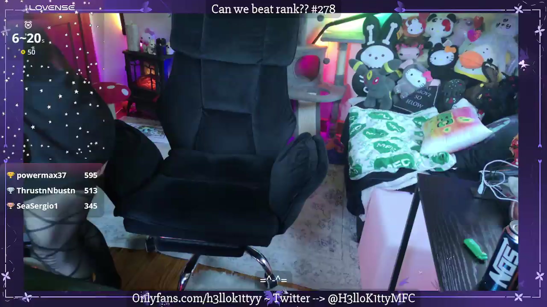 Gallery image thumbnail from H3llok1tty's myfreecams stream on, 08/19/2026, 14:37 image 14 of 20
