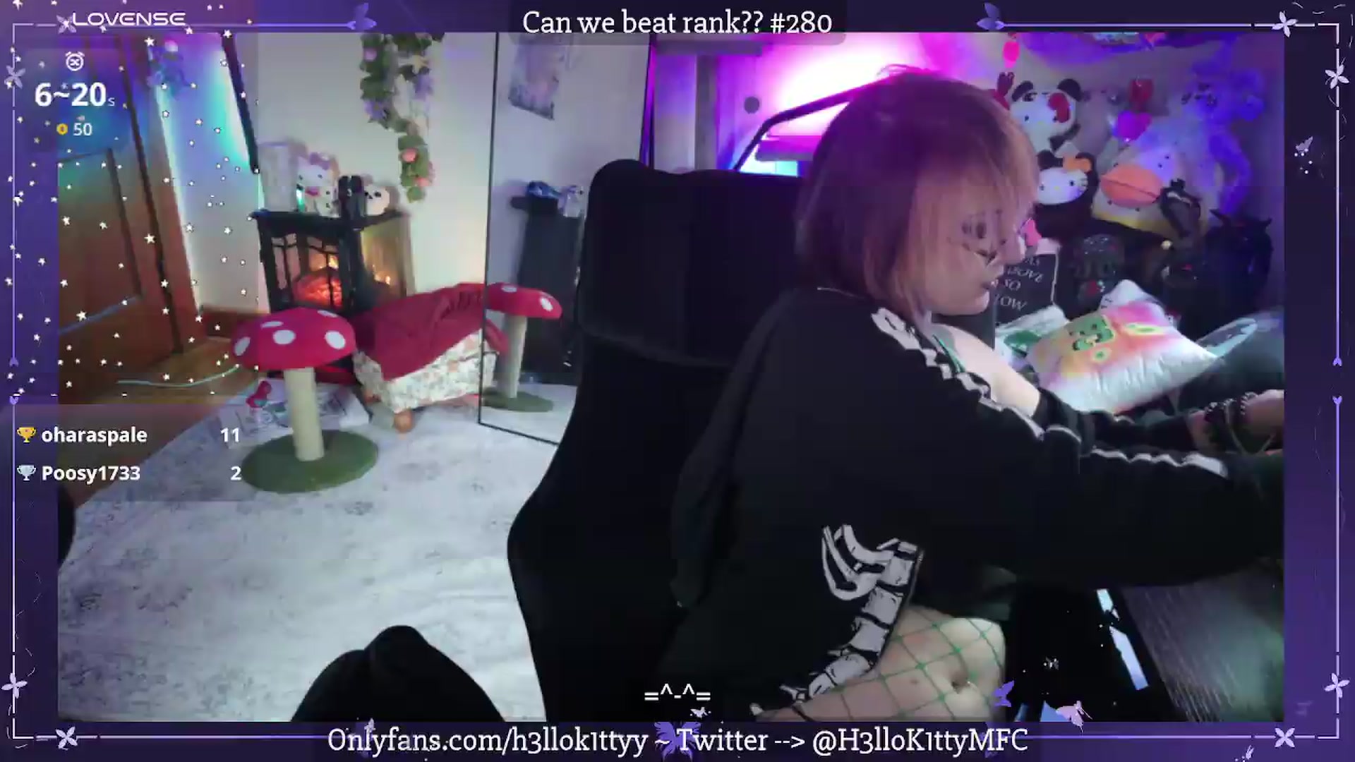 Gallery image thumbnail from H3llok1tty's myfreecams stream on, 08/20/2026, 13:11 image 9 of 20