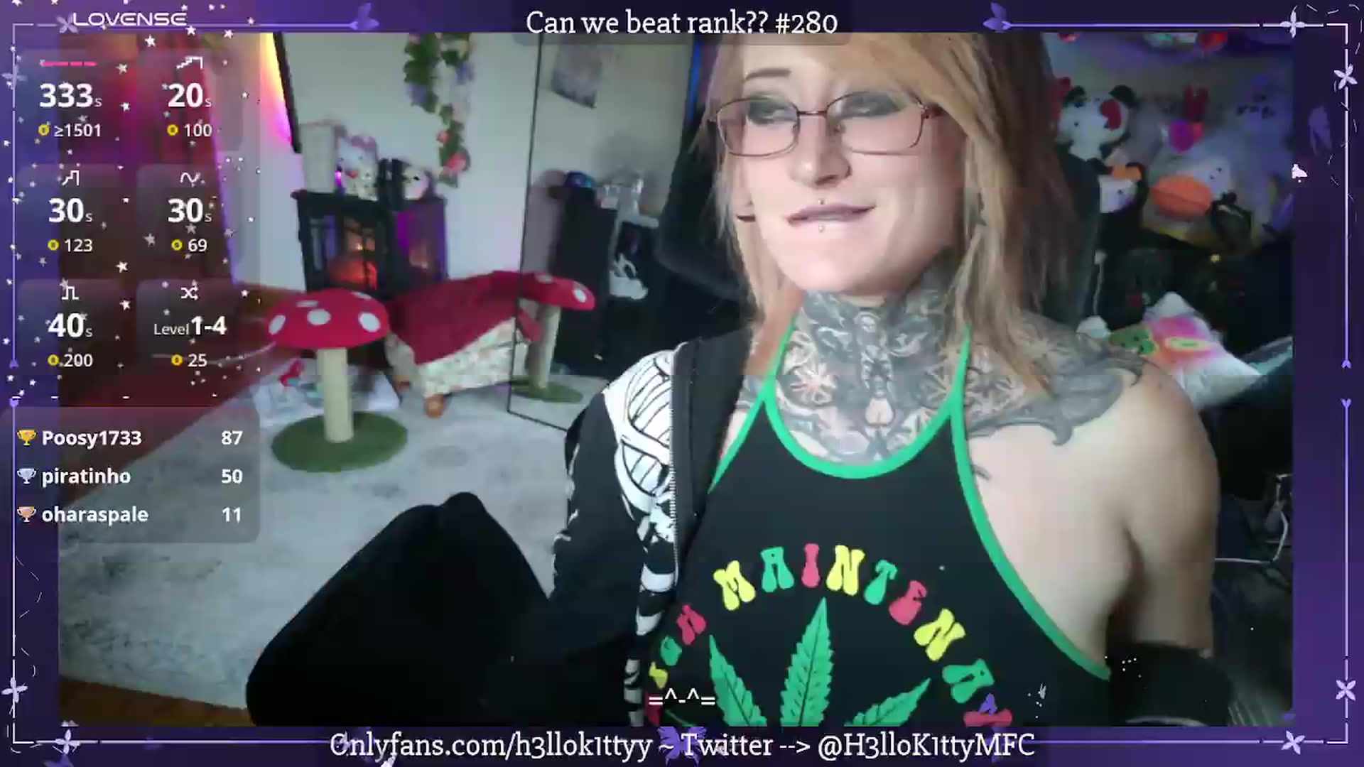 Gallery image thumbnail from H3llok1tty's myfreecams stream on, 08/20/2026, 13:11 image 14 of 20
