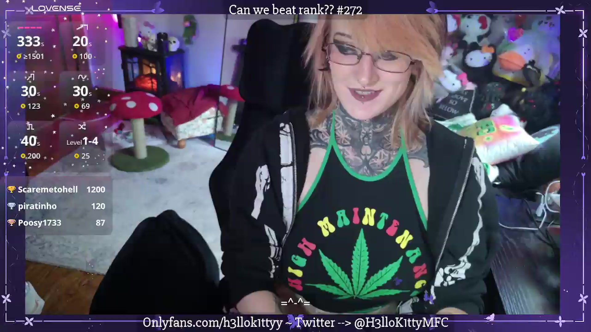 Gallery image thumbnail from H3llok1tty's myfreecams stream on, 08/20/2026, 13:11 image 16 of 20