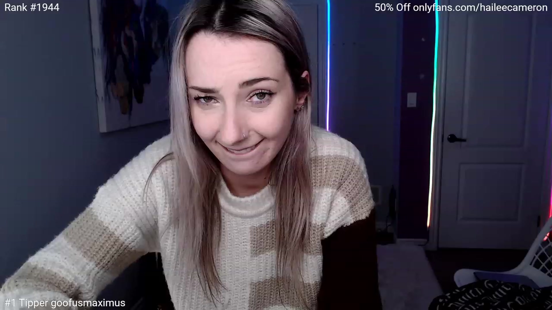 Gallery image thumbnail from HaileeCameron's myfreecams stream on, 01/06/2023, 04:23 image 3 of 20