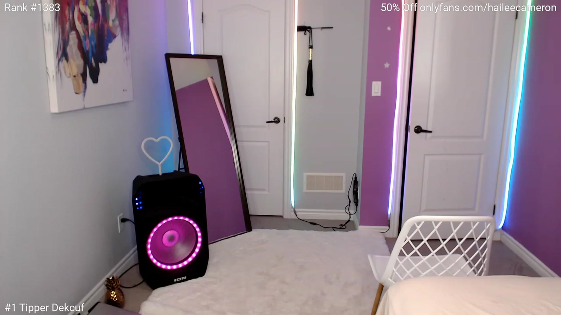 Gallery image thumbnail from HaileeCameron's myfreecams stream on, 01/22/2023, 02:13 image 4 of 20