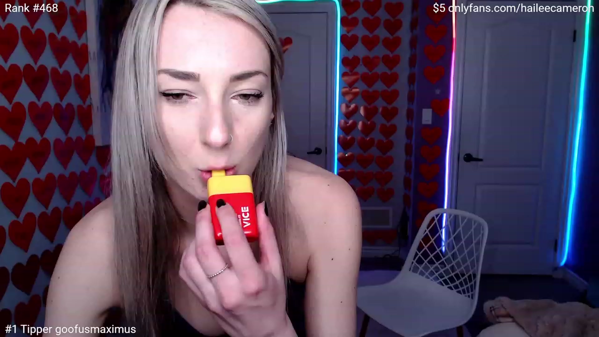 Gallery image thumbnail from HaileeCameron's myfreecams stream on, 02/28/2023, 07:58 image 8 of 20