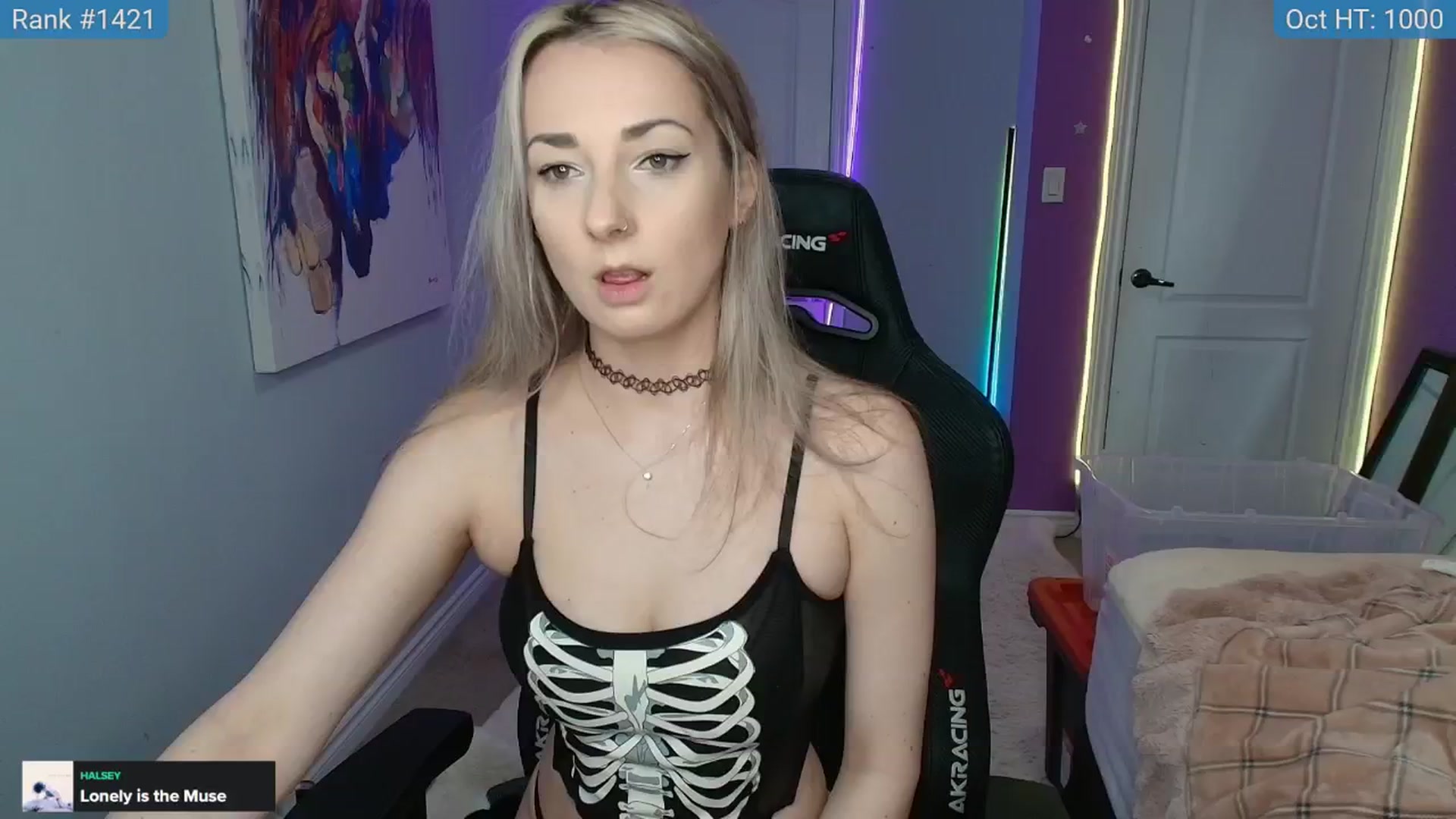 Gallery image thumbnail from HaileeCameron's myfreecams stream on, 10/04/2024, 04:35 image 1 of 20