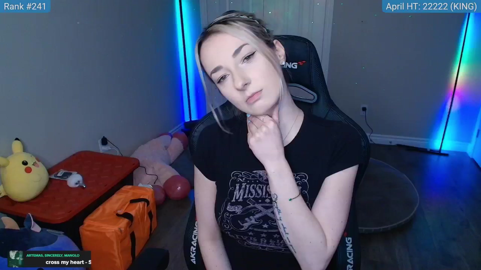 Gallery image thumbnail from HaileeCameron's myfreecams stream on, 04/12/2025, 05:44 image 6 of 20
