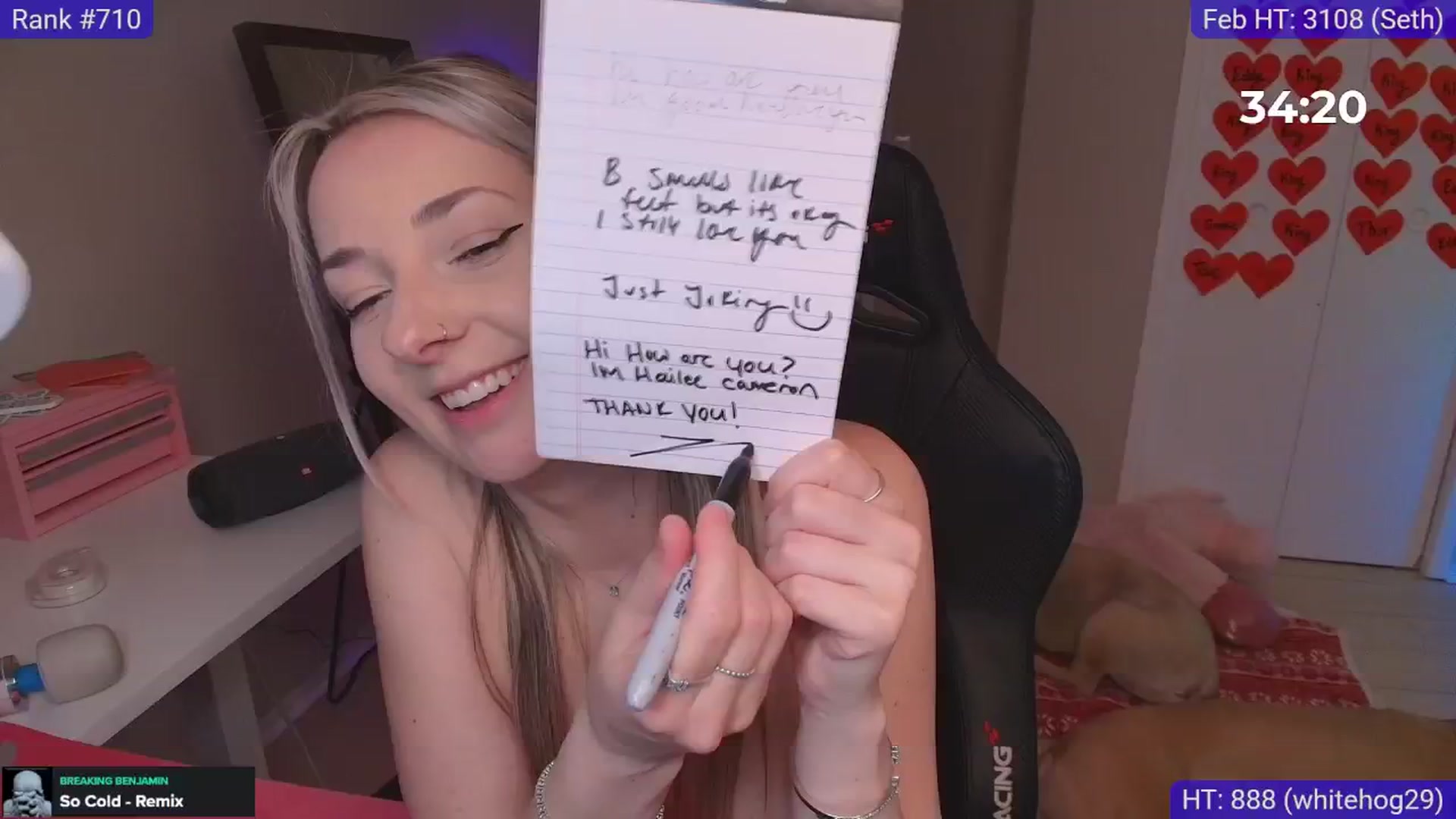 Gallery image thumbnail from HaileeCameron's myfreecams stream on, 02/13/2026, 09:24 image 18 of 20