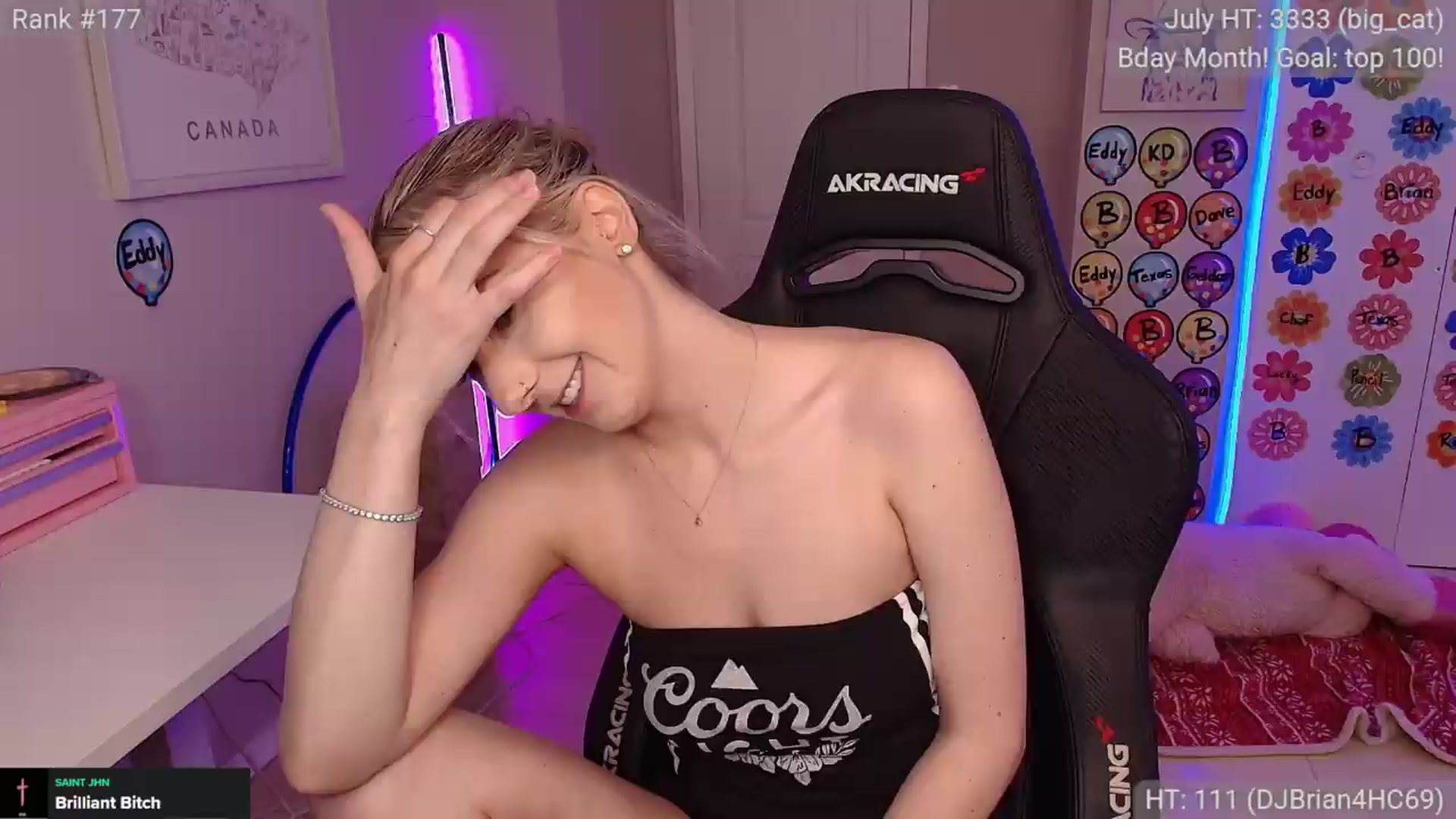 Gallery image thumbnail from HaileeCameron's myfreecams stream on, 07/17/2026, 05:20 image 6 of 20