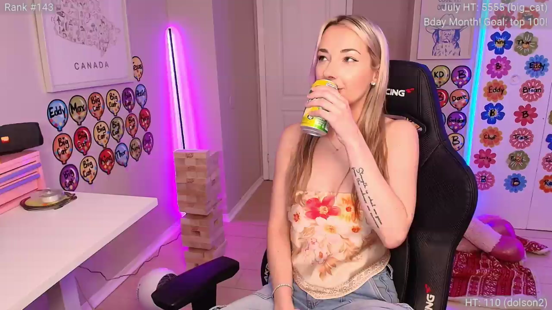Gallery image thumbnail from HaileeCameron's myfreecams stream on, 07/21/2026, 04:39 image 13 of 20