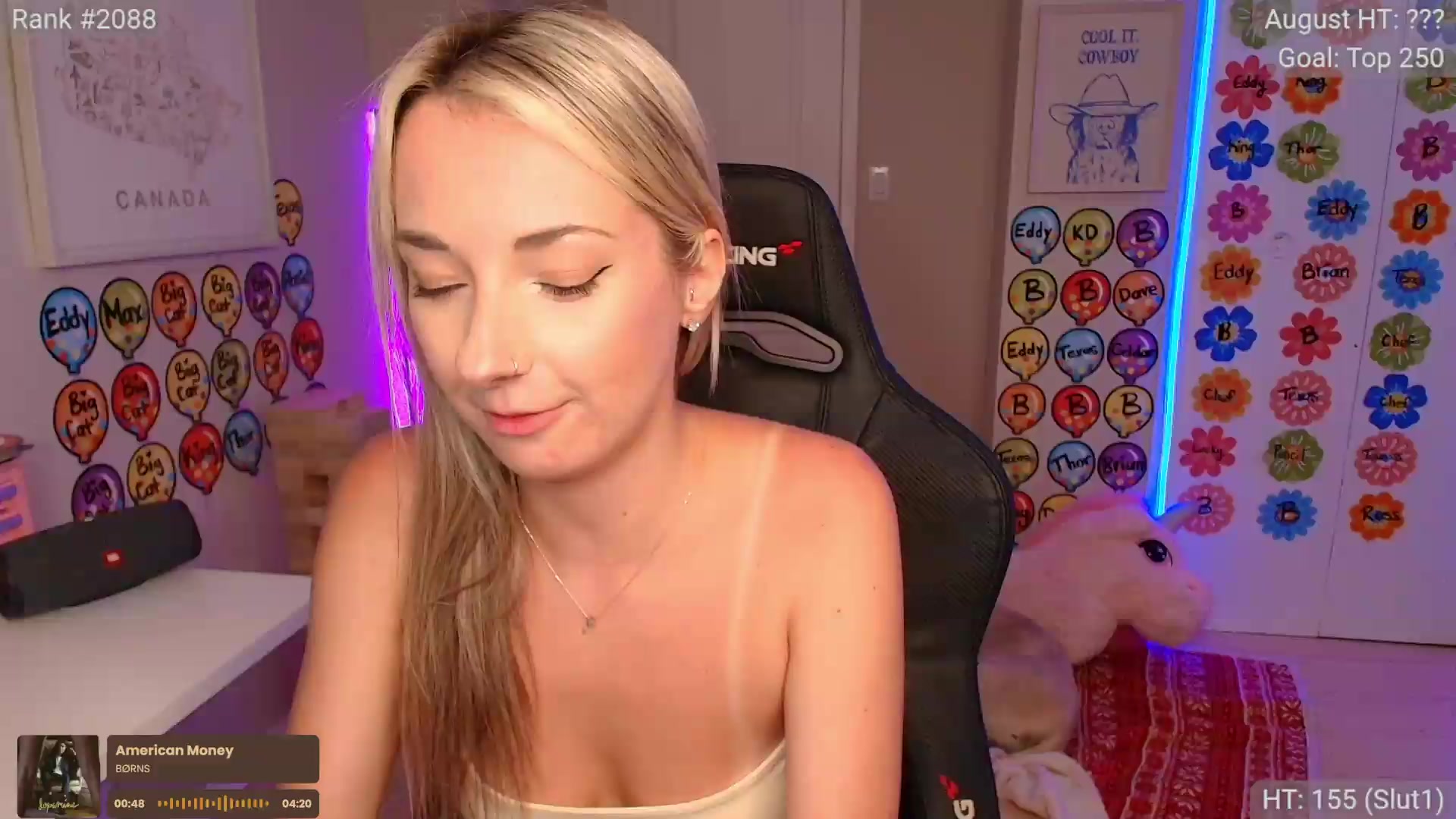 Gallery image thumbnail from HaileeCameron's myfreecams stream on, 08/07/2026, 05:18 image 10 of 20