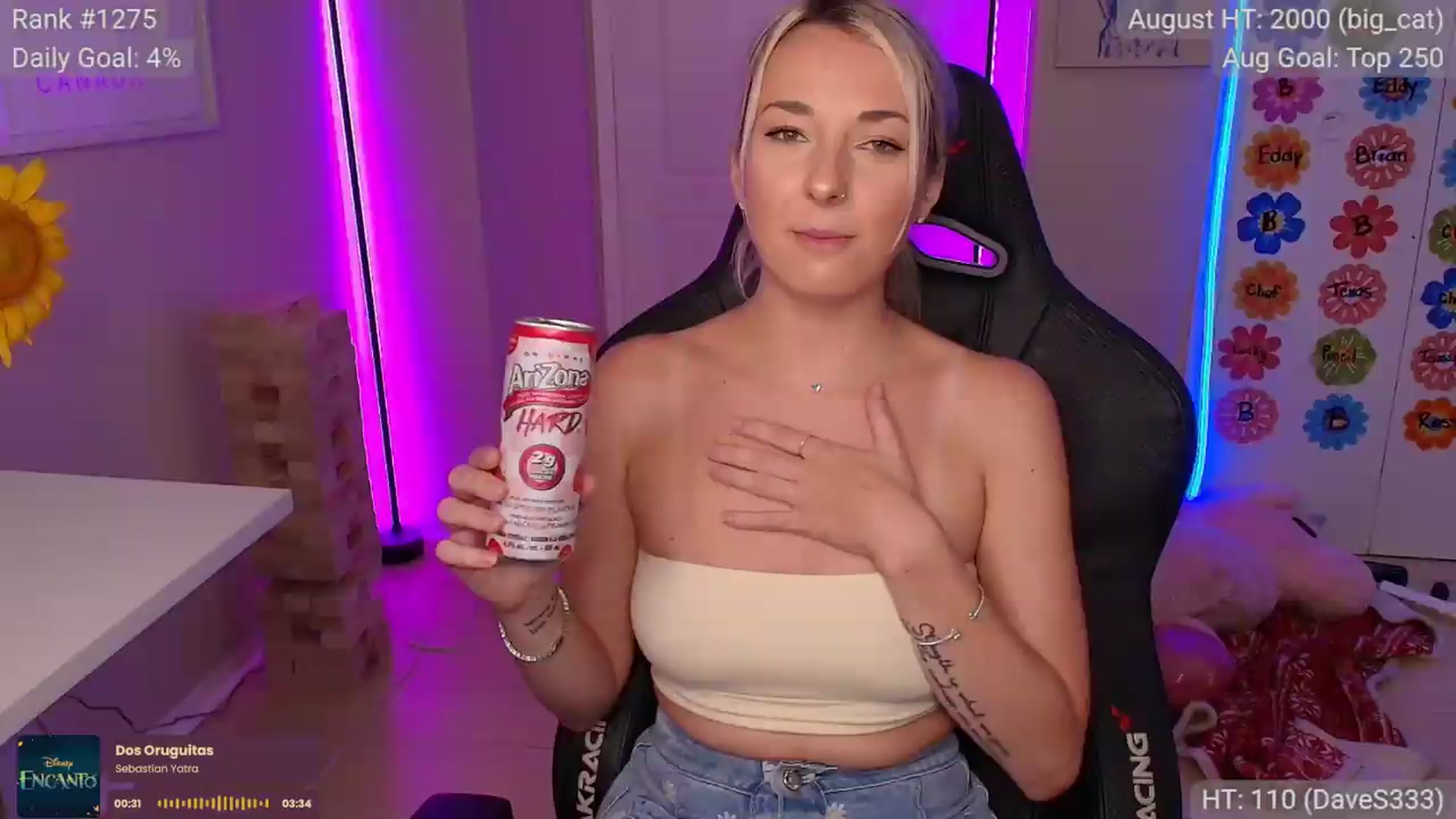Gallery image thumbnail from HaileeCameron's myfreecams stream on, 08/15/2026, 04:52 image 19 of 20