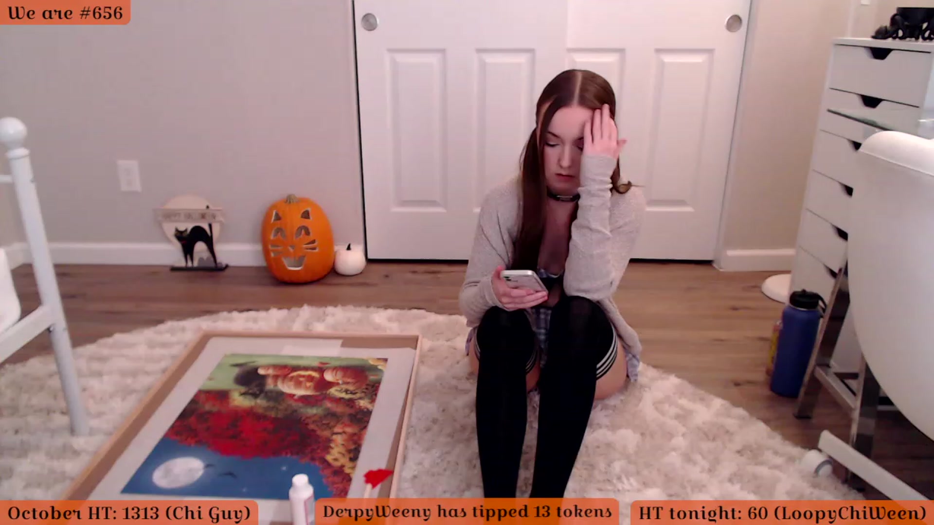 Gallery image thumbnail from Haileyween's myfreecams stream on, 10/12/2023, 02:12 image 1 of 20