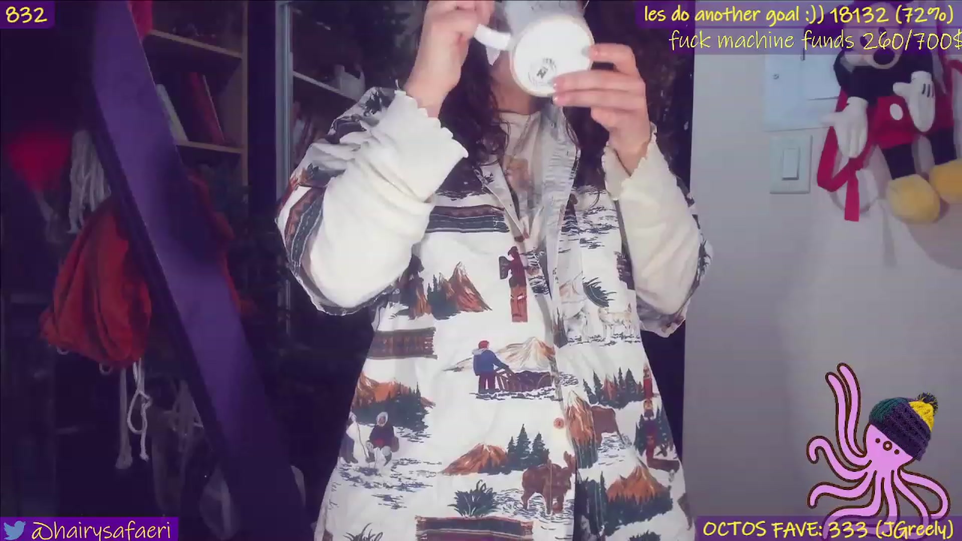 Gallery image thumbnail from HairySafaeri's myfreecams stream on, 11/26/2022, 24:12 image 7 of 20