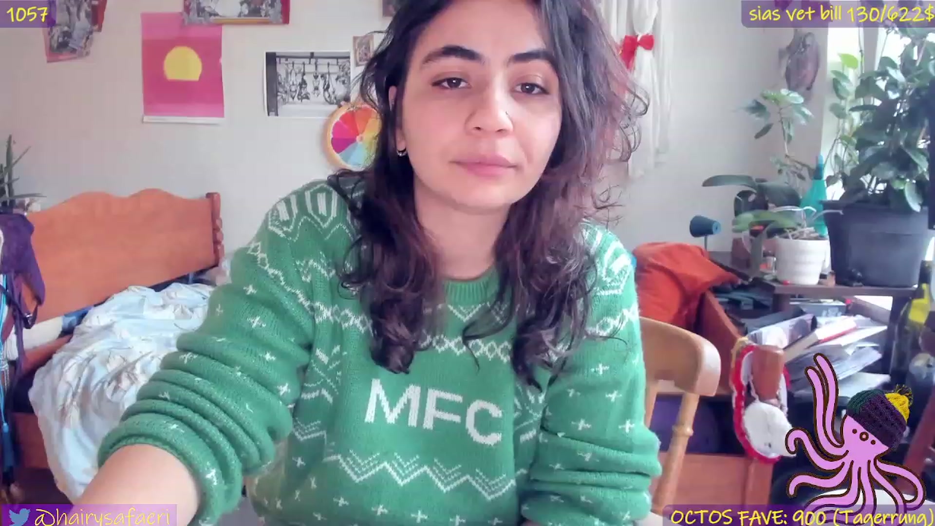 Gallery image thumbnail from HairySafaeri's myfreecams stream on, 12/25/2022, 23:45 image 2 of 20