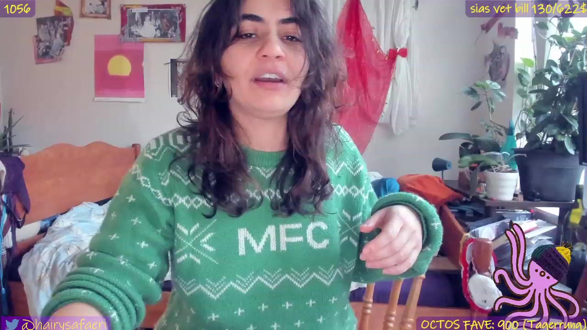 Gallery image thumbnail from HairySafaeri's myfreecams stream on, 12/25/2022, 23:45 image 4 of 20