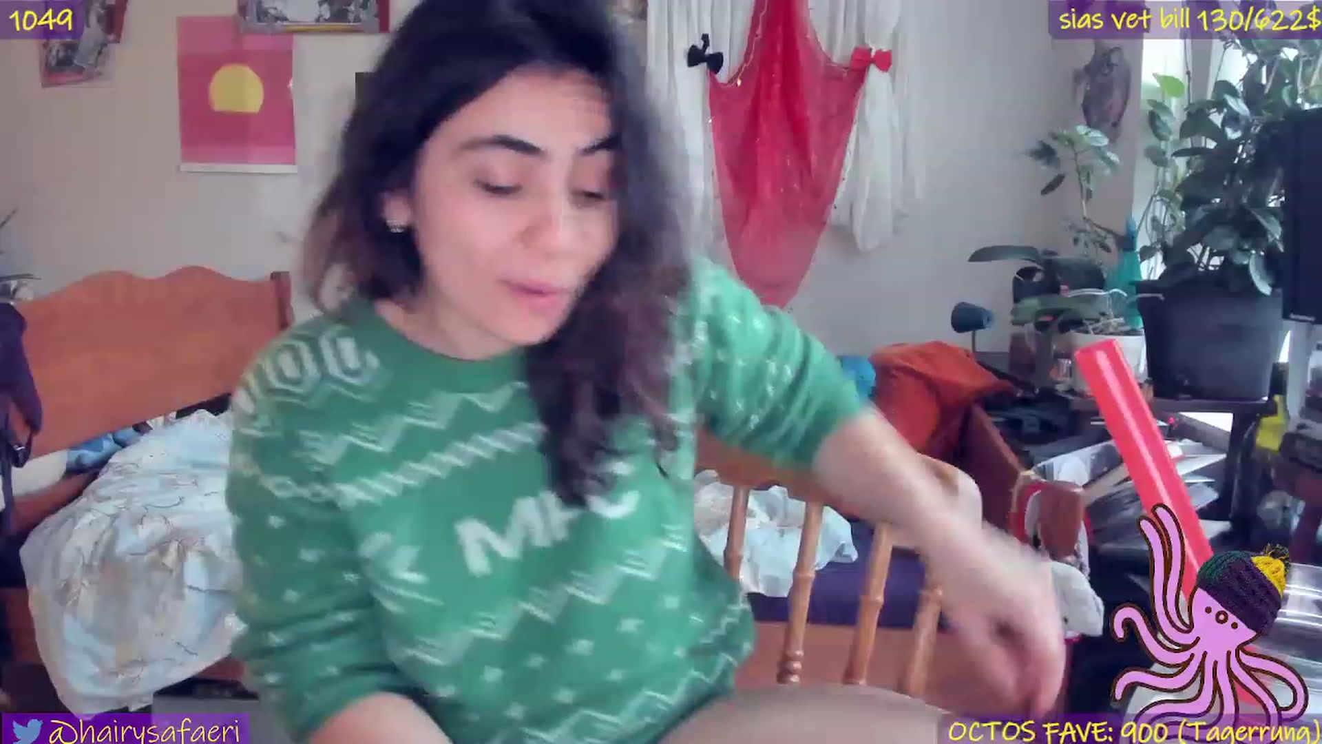 Gallery image thumbnail from HairySafaeri's myfreecams stream on, 12/25/2022, 23:45 image 7 of 20
