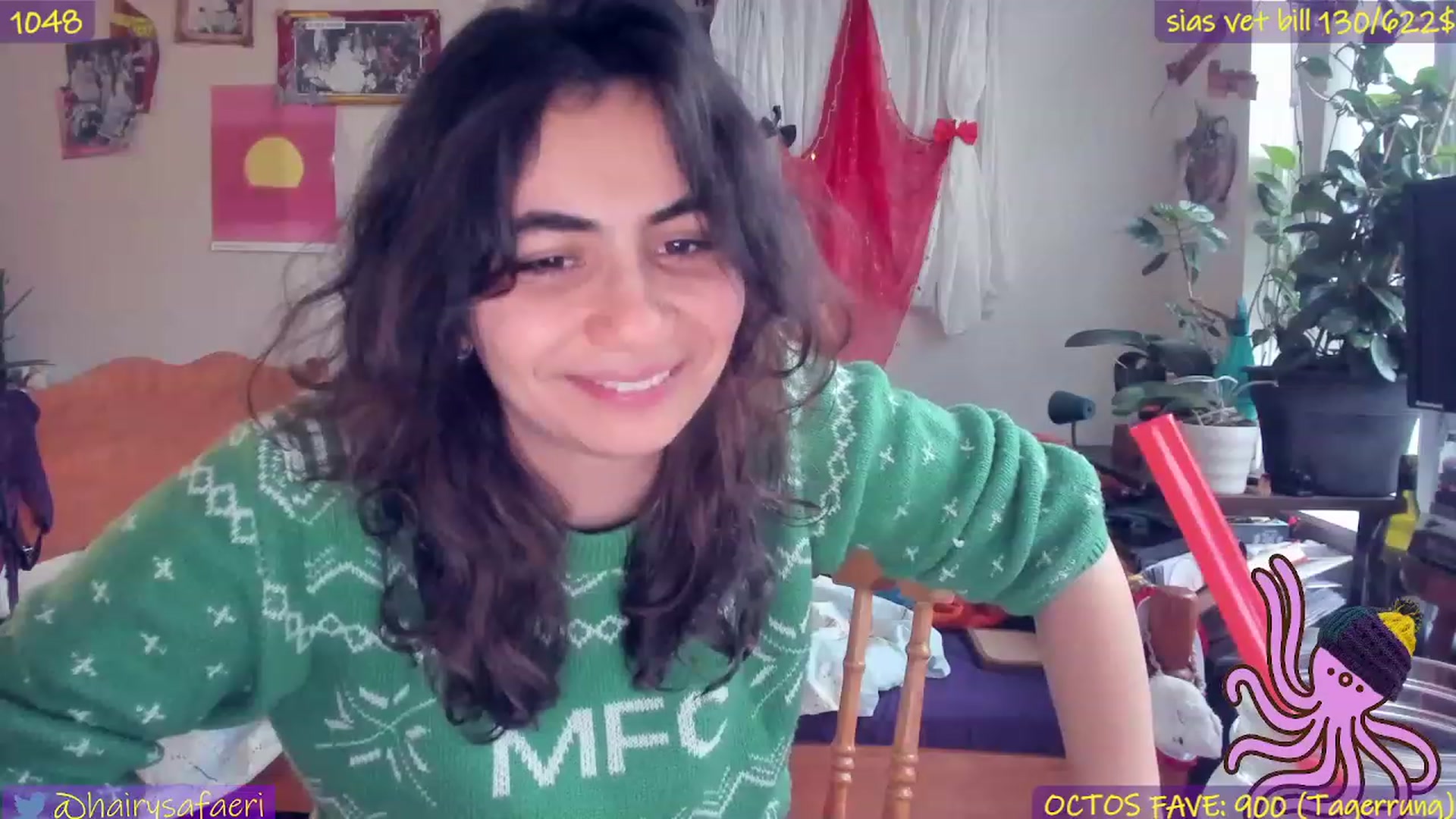 Gallery image thumbnail from HairySafaeri's myfreecams stream on, 12/25/2022, 23:45 image 6 of 20