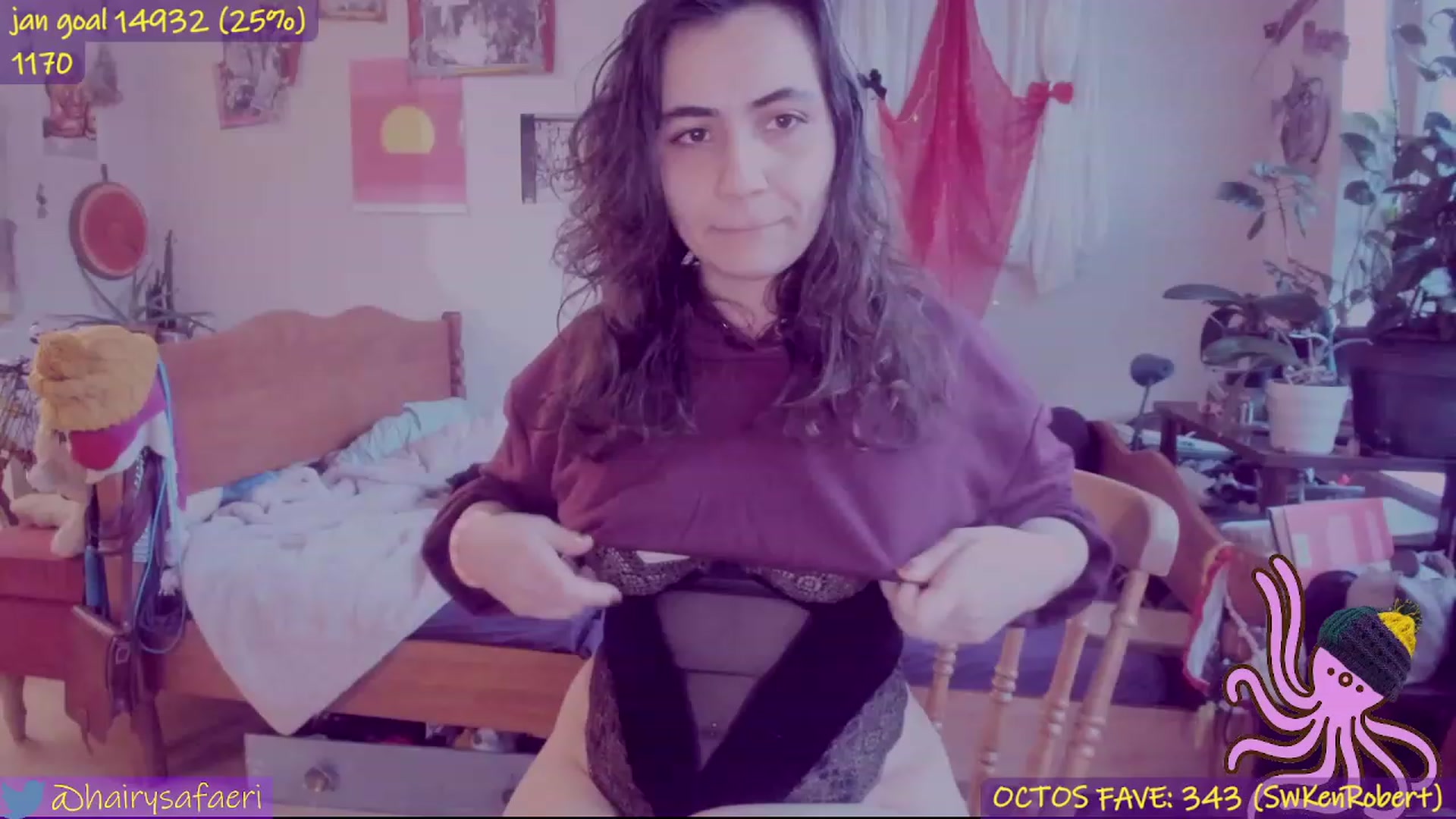 Gallery image thumbnail from HairySafaeri's myfreecams stream on, 01/30/2023, 24:07 image 2 of 20