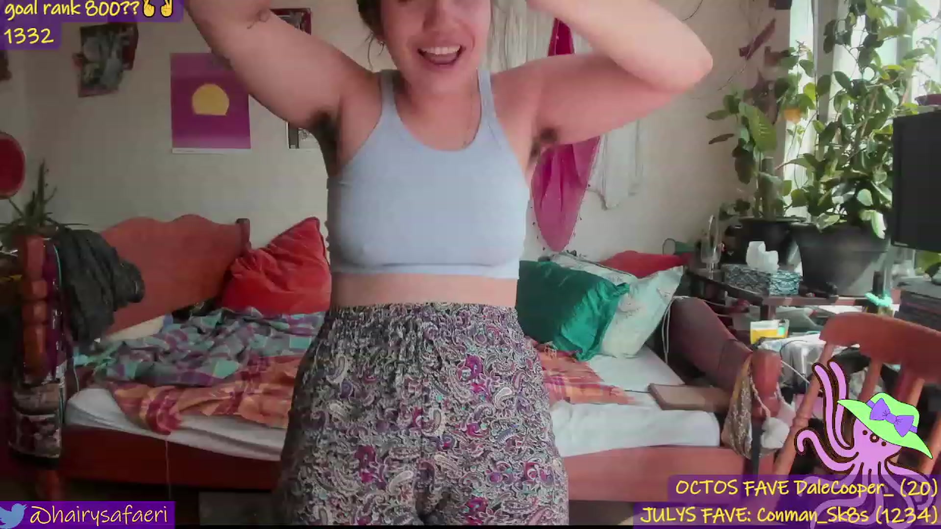 Gallery image thumbnail from HairySafaeri's myfreecams stream on, 07/14/2023, 15:38 image 8 of 20