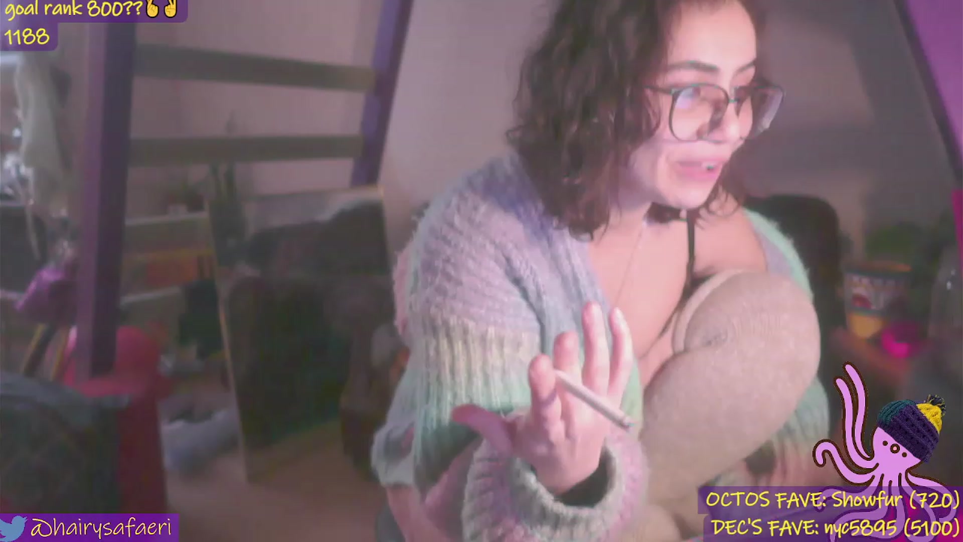 Gallery image thumbnail from HairySafaeri's myfreecams stream on, 12/26/2023, 01:41 image 18 of 20