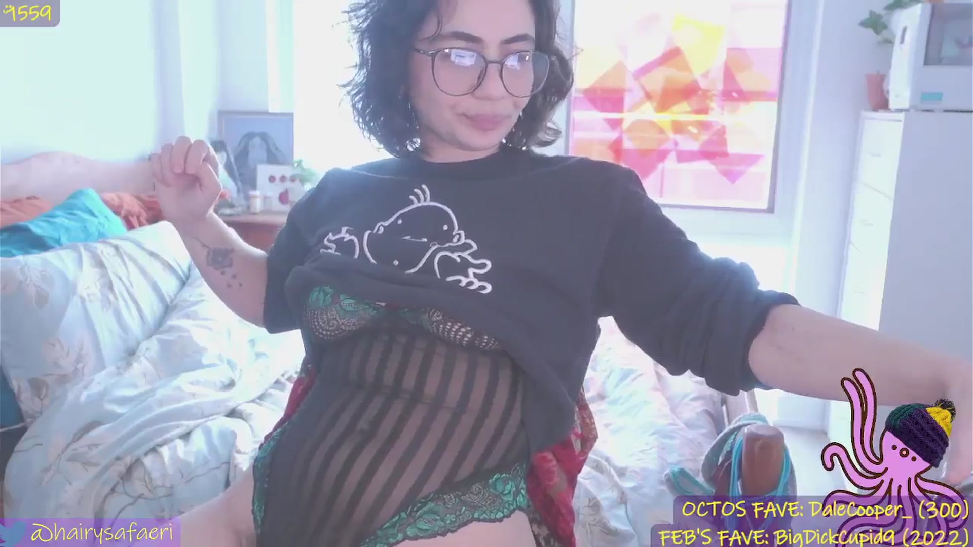 Gallery image thumbnail from HairySafaeri's myfreecams stream on, 02/08/2024, 18:20 image 9 of 20