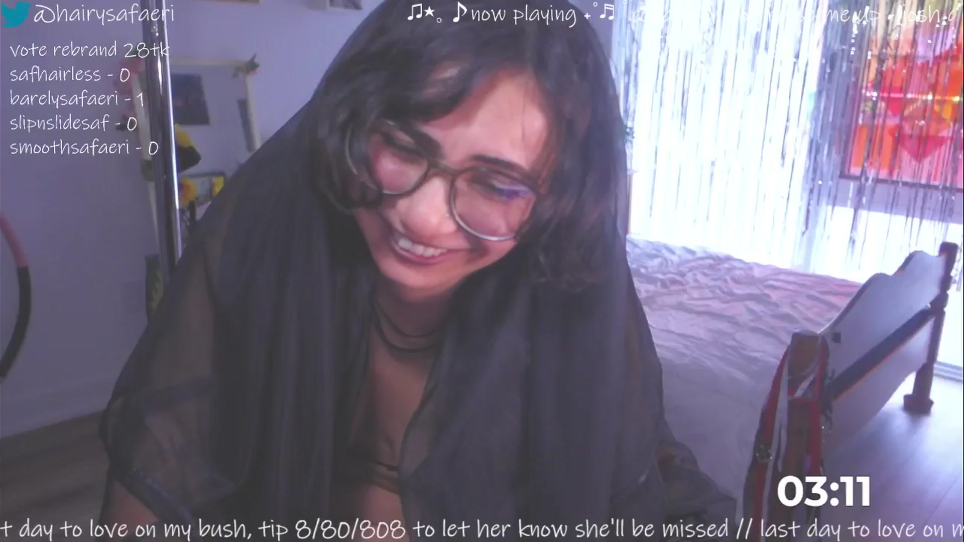Gallery image thumbnail from HairySafaeri's myfreecams stream on, 05/24/2025, 22:44 image 7 of 20