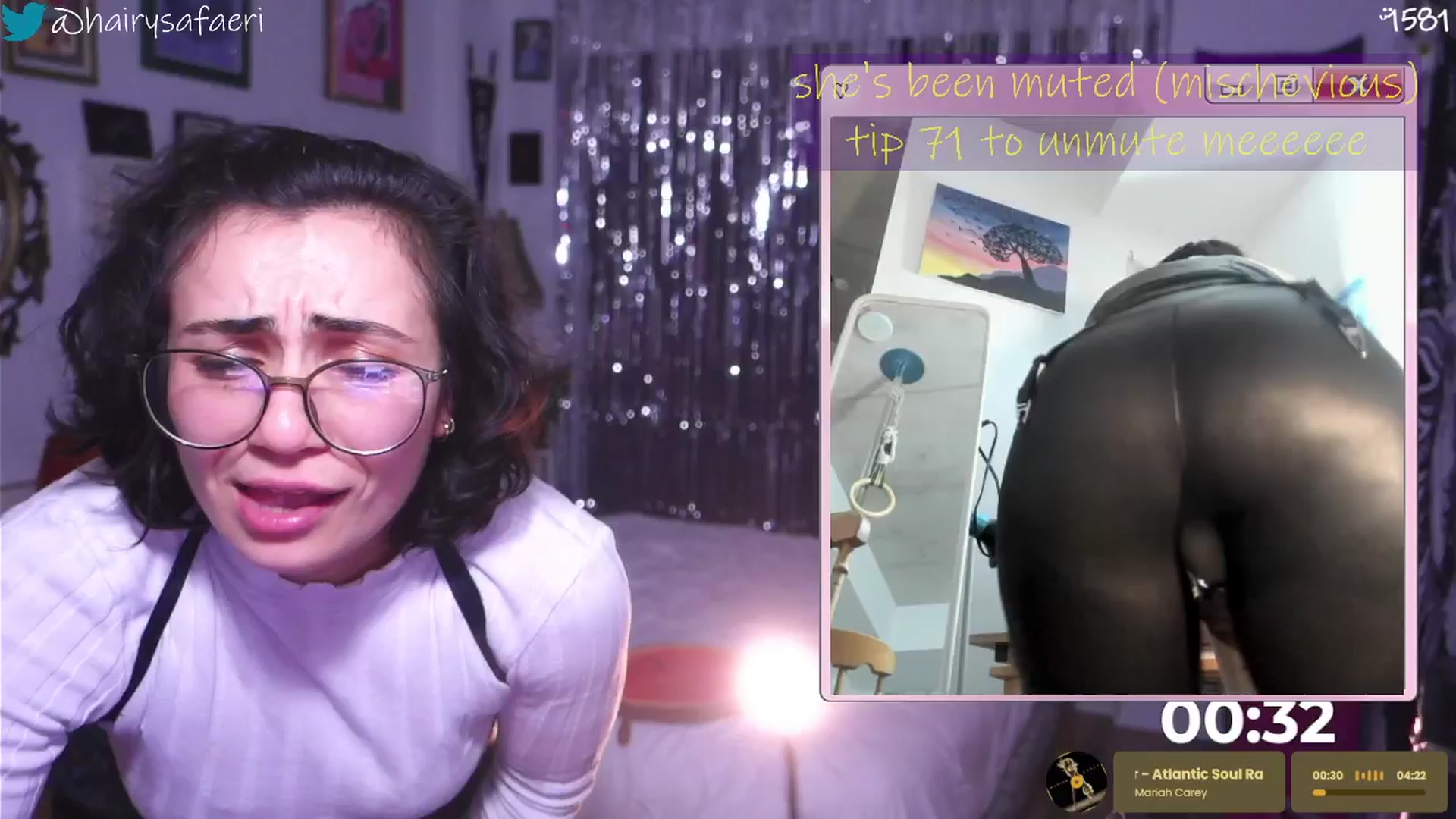 Gallery image thumbnail from HairySafaeri's myfreecams stream on, 12/12/2025, 23:55 image 12 of 20
