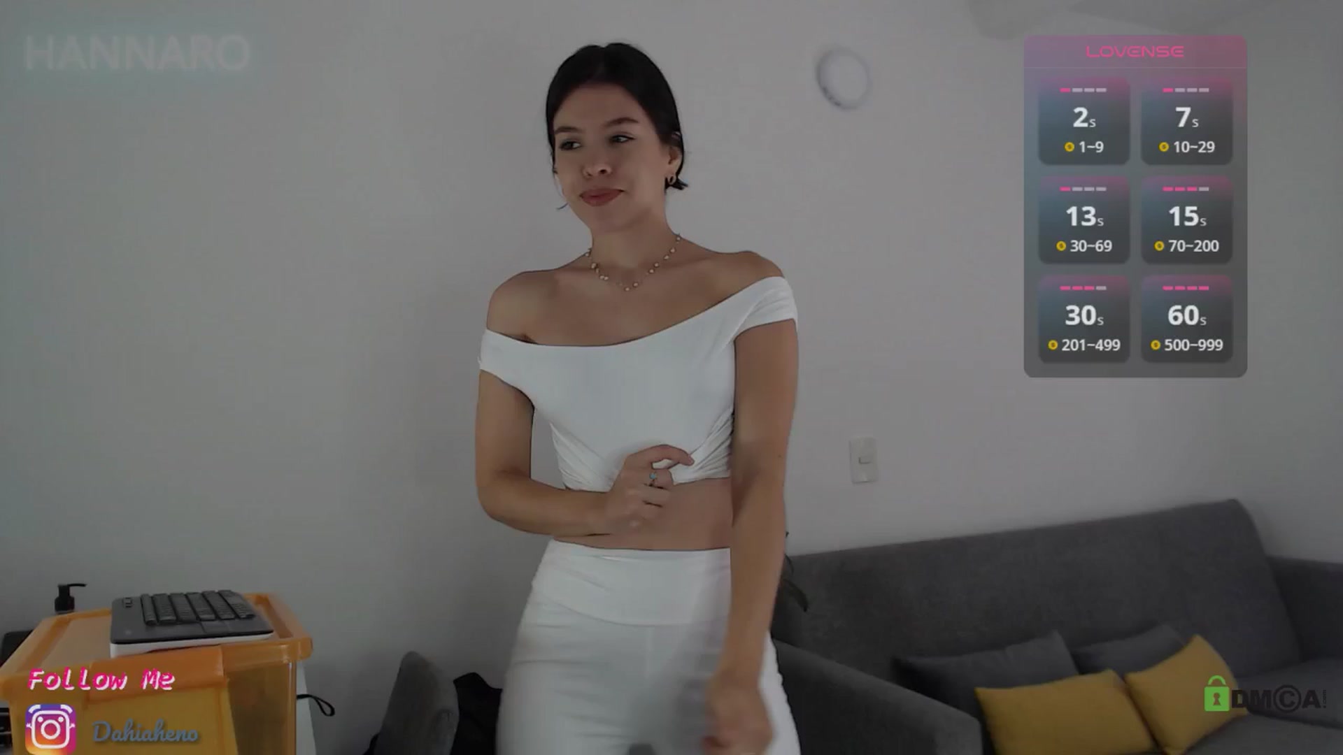 Gallery image thumbnail from HannaRo's myfreecams stream on, 07/12/2025, 16:56 image 14 of 20