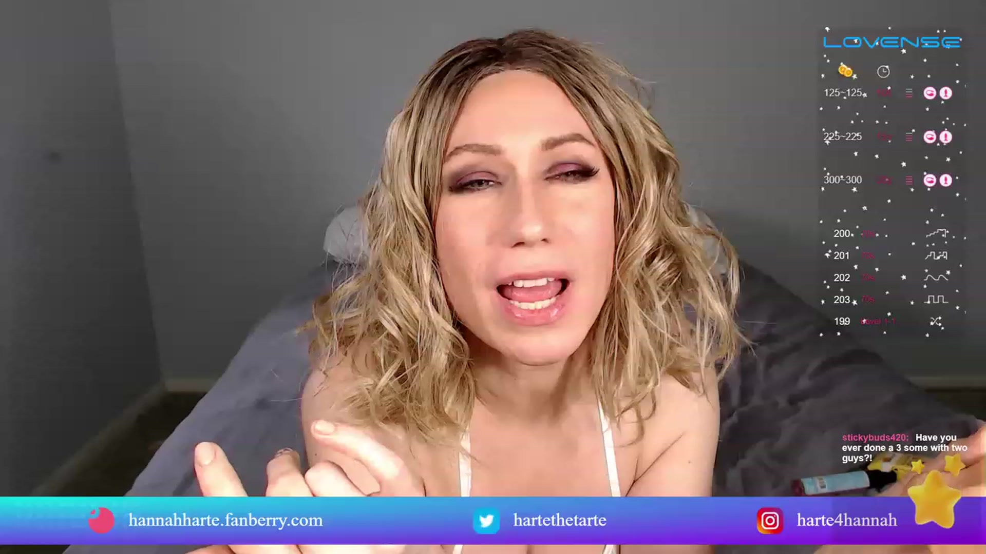 Gallery image thumbnail from HannahHarte's myfreecams stream on, 03/18/2023, 15:40 image 1 of 20