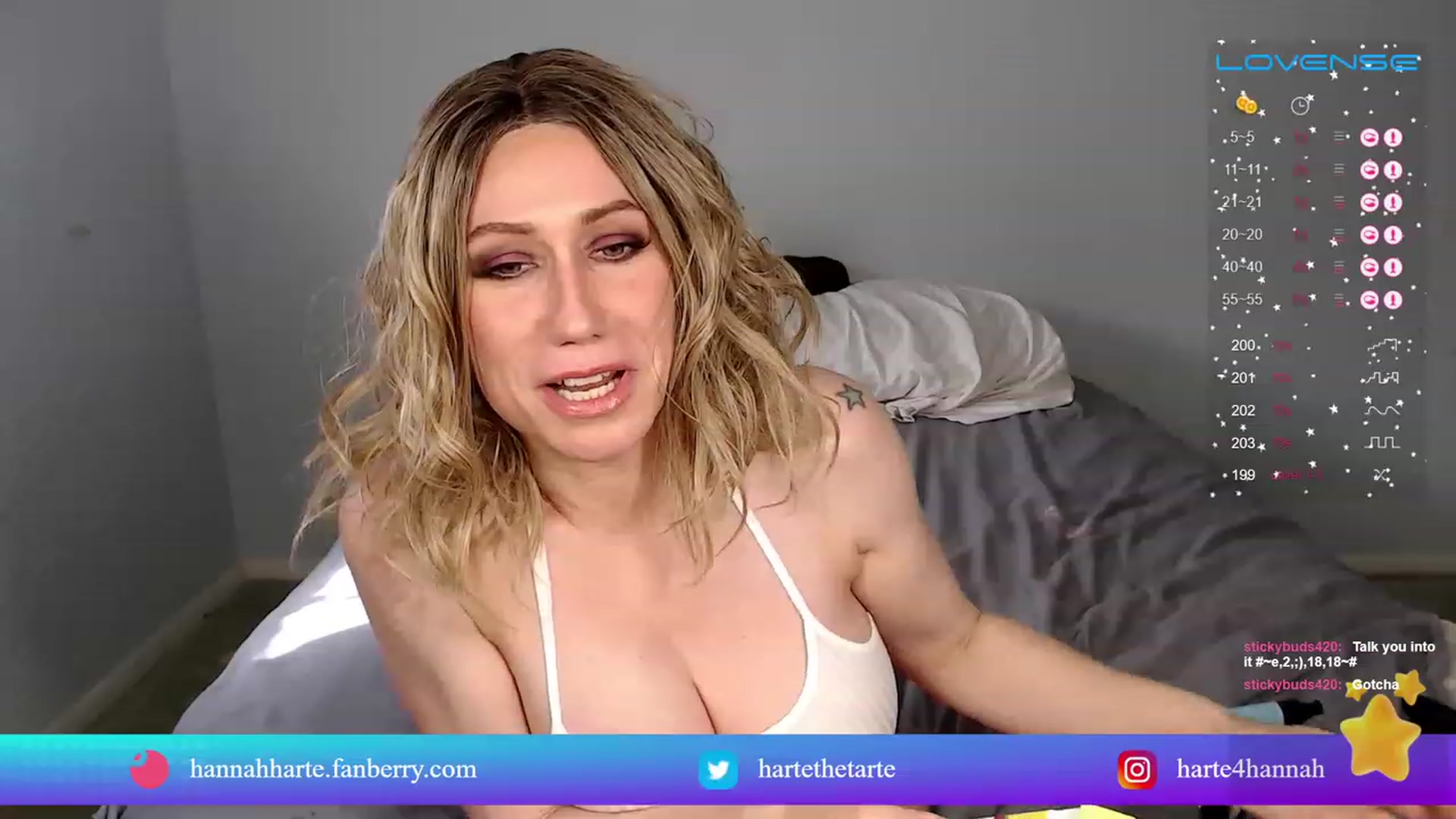 Gallery image thumbnail from HannahHarte's myfreecams stream on, 03/18/2023, 15:40 image 11 of 20