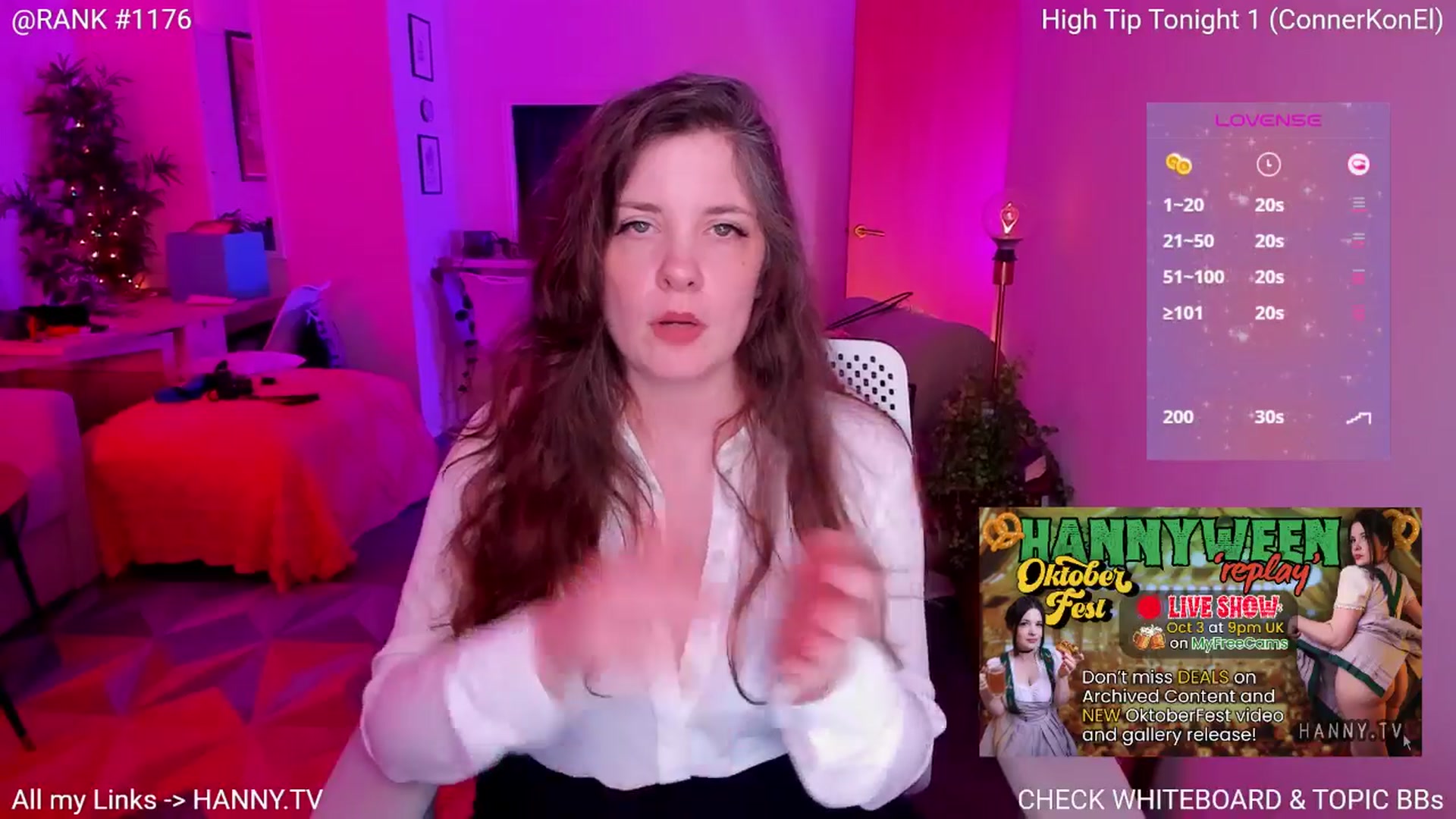 Gallery image thumbnail from HannyTV's myfreecams stream on, 09/19/2025, 21:16 image 16 of 20