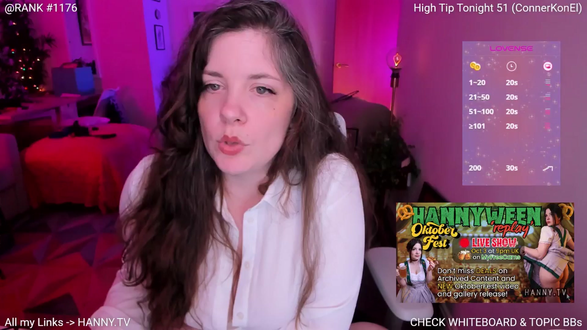 Gallery image thumbnail from HannyTV's myfreecams stream on, 09/20/2025, 01:09 image 5 of 20