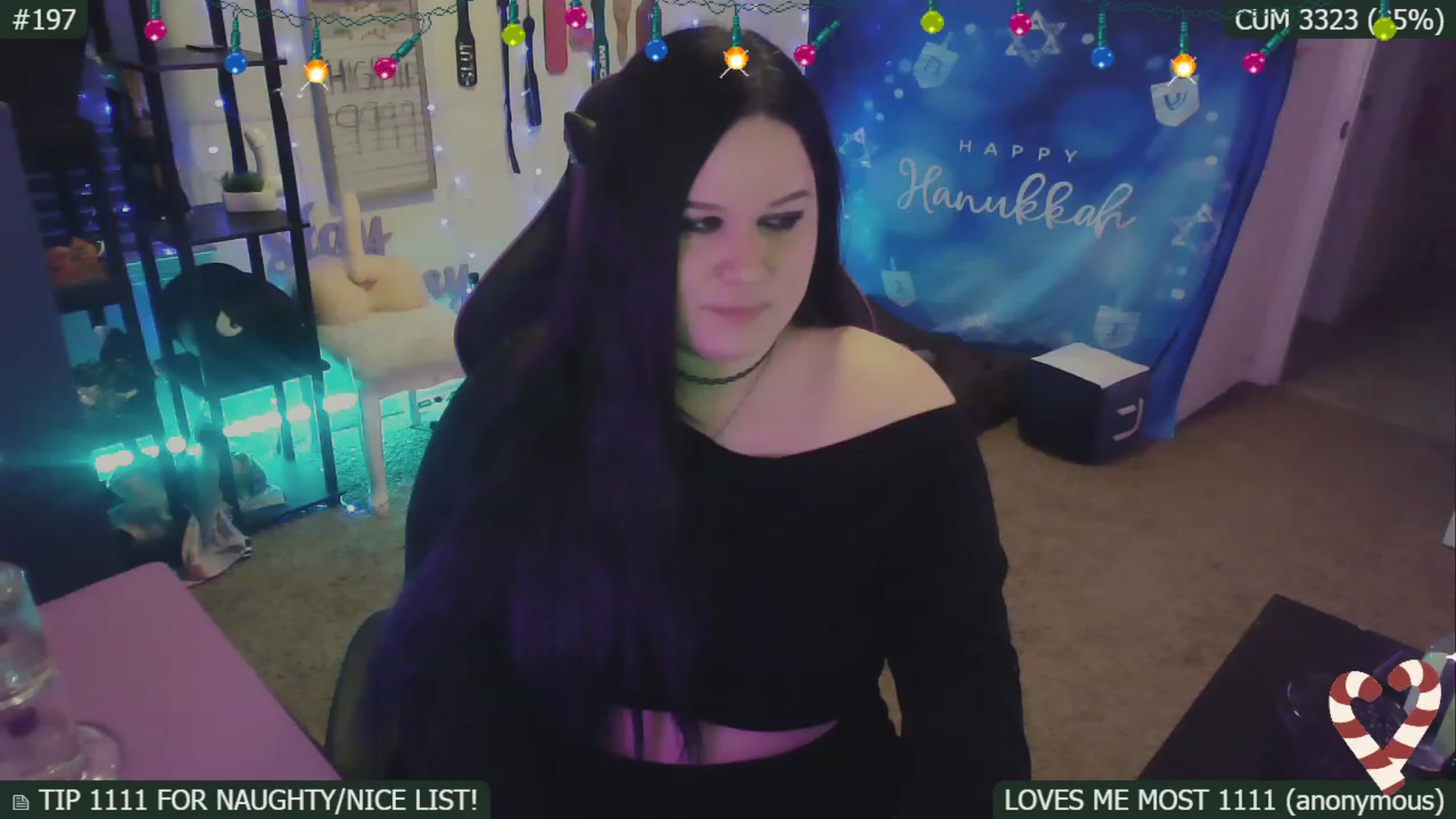 Gallery image thumbnail from HanukkahHoe's myfreecams stream on, 12/26/2022, 08:34 image 17 of 20