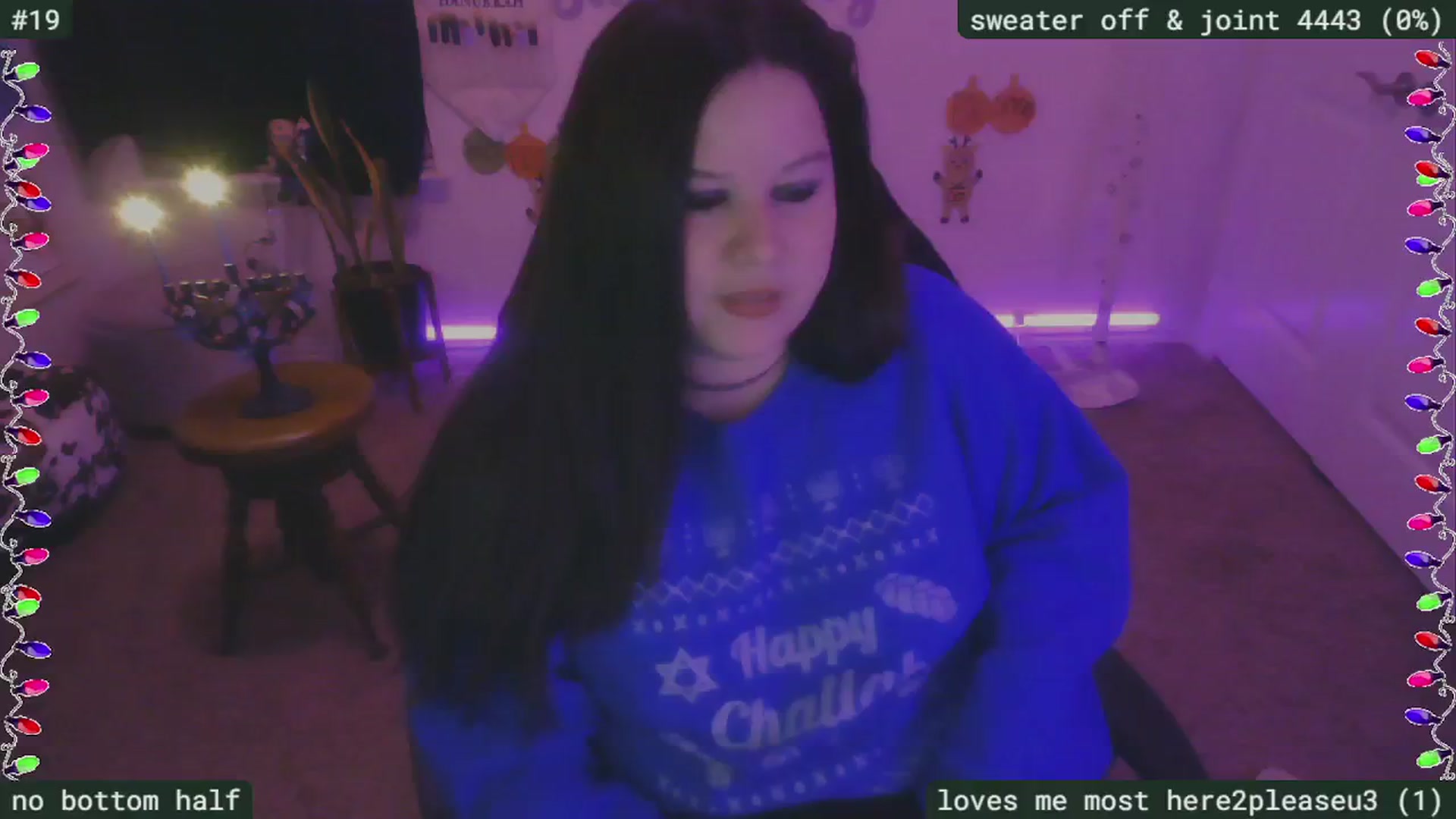 Gallery image thumbnail from HanukkahHoe's myfreecams stream on, 12/26/2024, 05:38 image 3 of 20