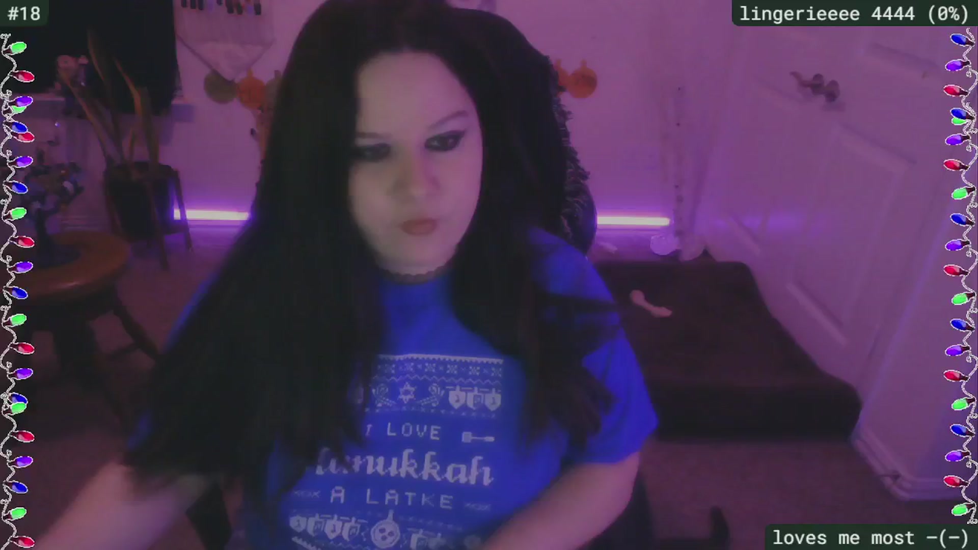 Gallery image thumbnail from HanukkahHoe's myfreecams stream on, 12/28/2024, 03:13 image 3 of 20