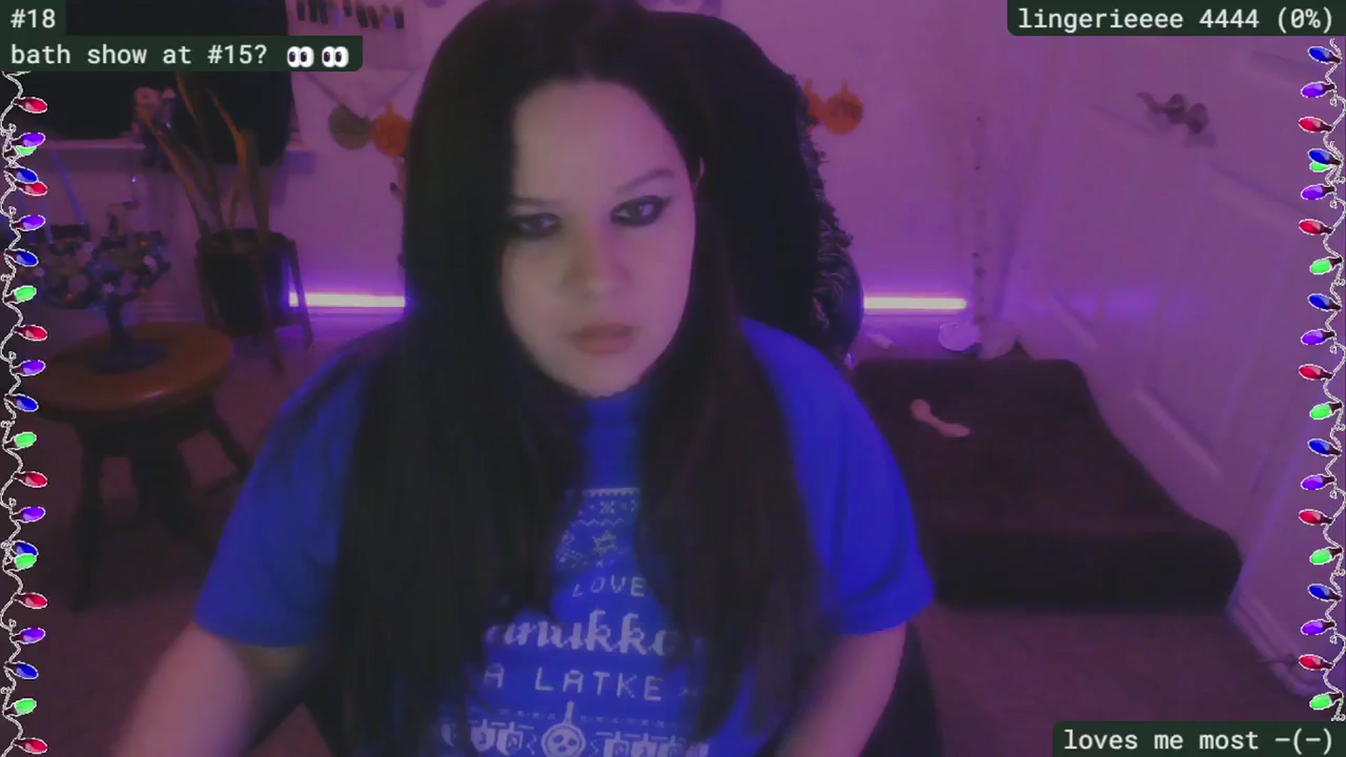 Gallery image thumbnail from HanukkahHoe's myfreecams stream on, 12/28/2024, 03:13 image 5 of 20