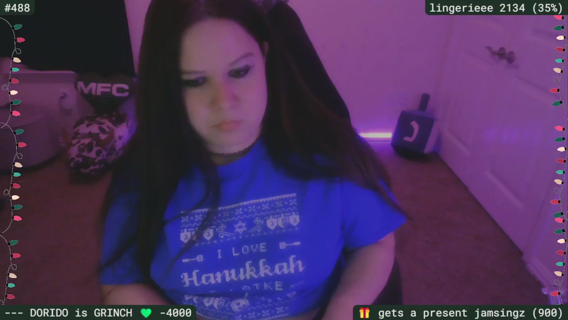 Gallery image thumbnail from HanukkahHoe's myfreecams stream on, 12/16/2025, 04:44 image 6 of 20