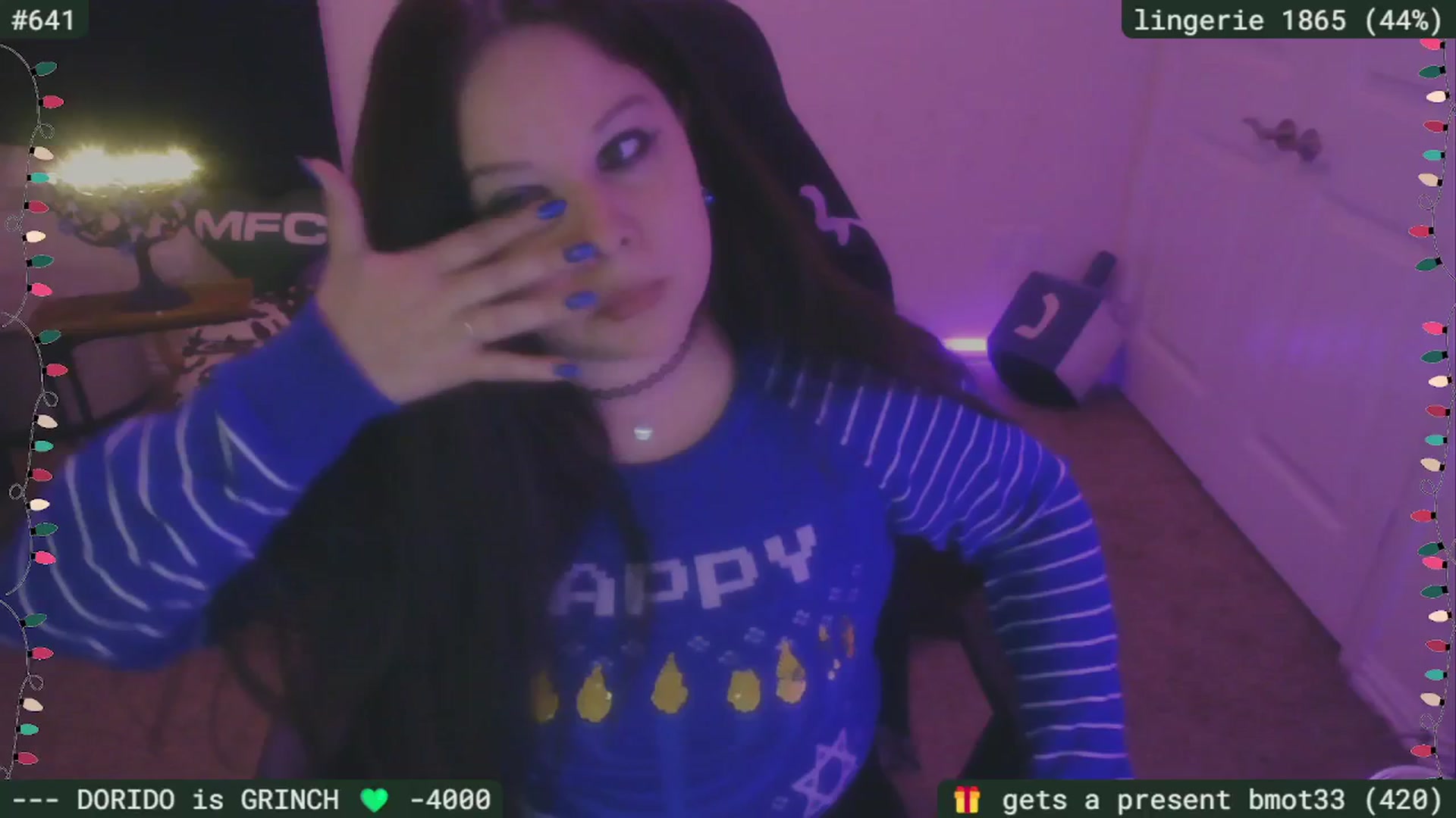 Gallery image thumbnail from HanukkahHoe's myfreecams stream on, 12/22/2025, 03:13 image 1 of 20