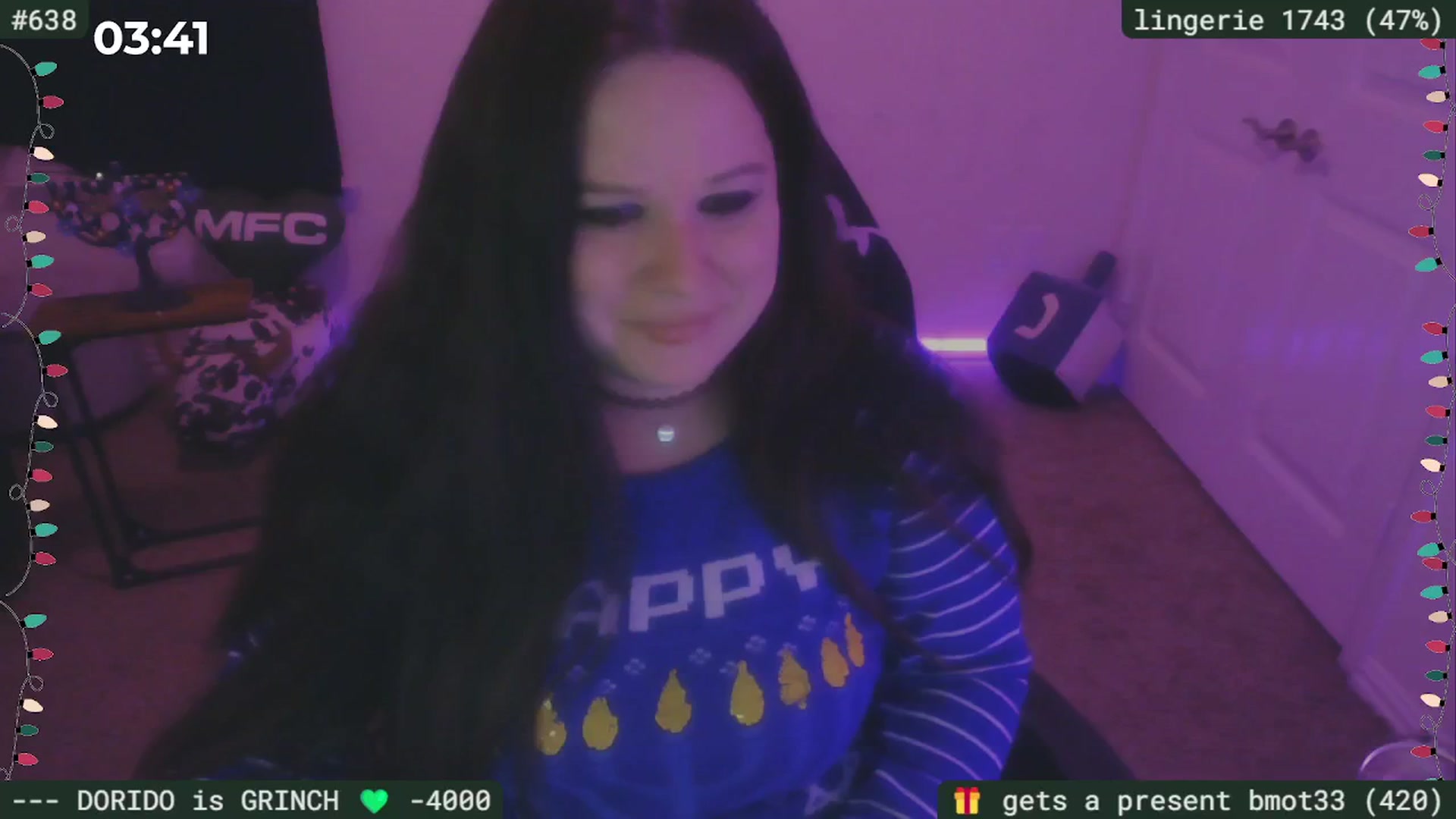 Gallery image thumbnail from HanukkahHoe's myfreecams stream on, 12/22/2025, 03:13 image 3 of 20